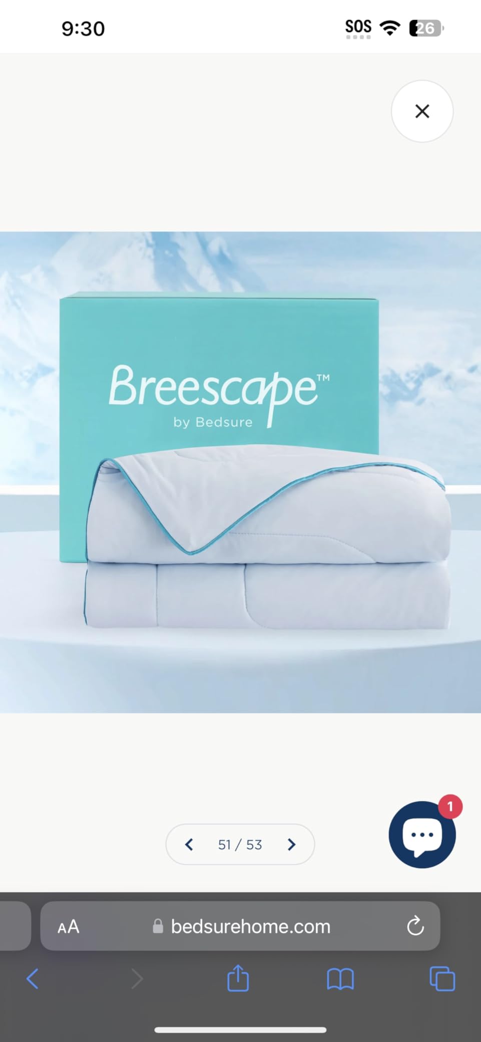 Bedsure Cooling Blankets for Hot Sleepers - Cooling Comforter, Cold Summer Blanket Queen Size for Bed, Ice Breathable and Lightweight Gift for Night Sweats, Grey, 90x90 Inches customer photo 1