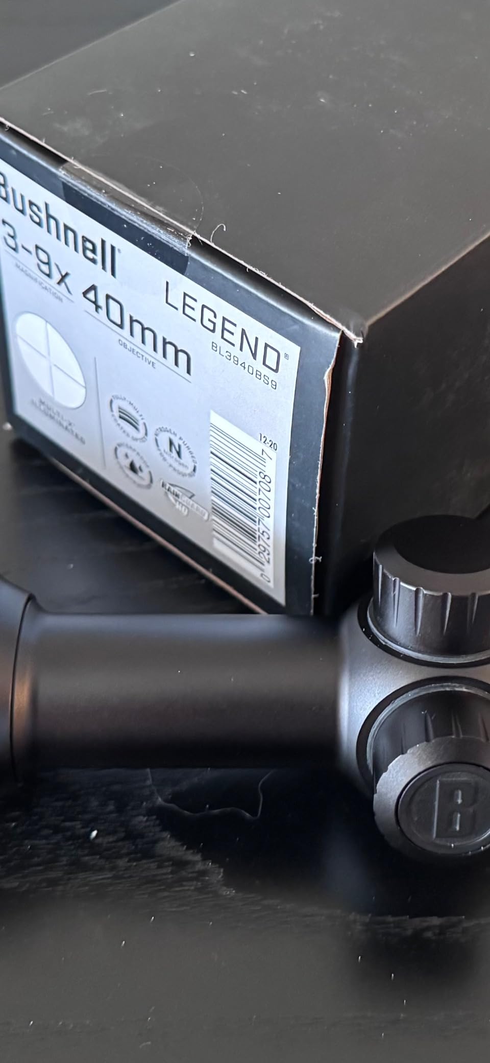 Bushnell Legend 3-9x40mm Illuminated Riflescope with Multi-X Reticle customer photo 1