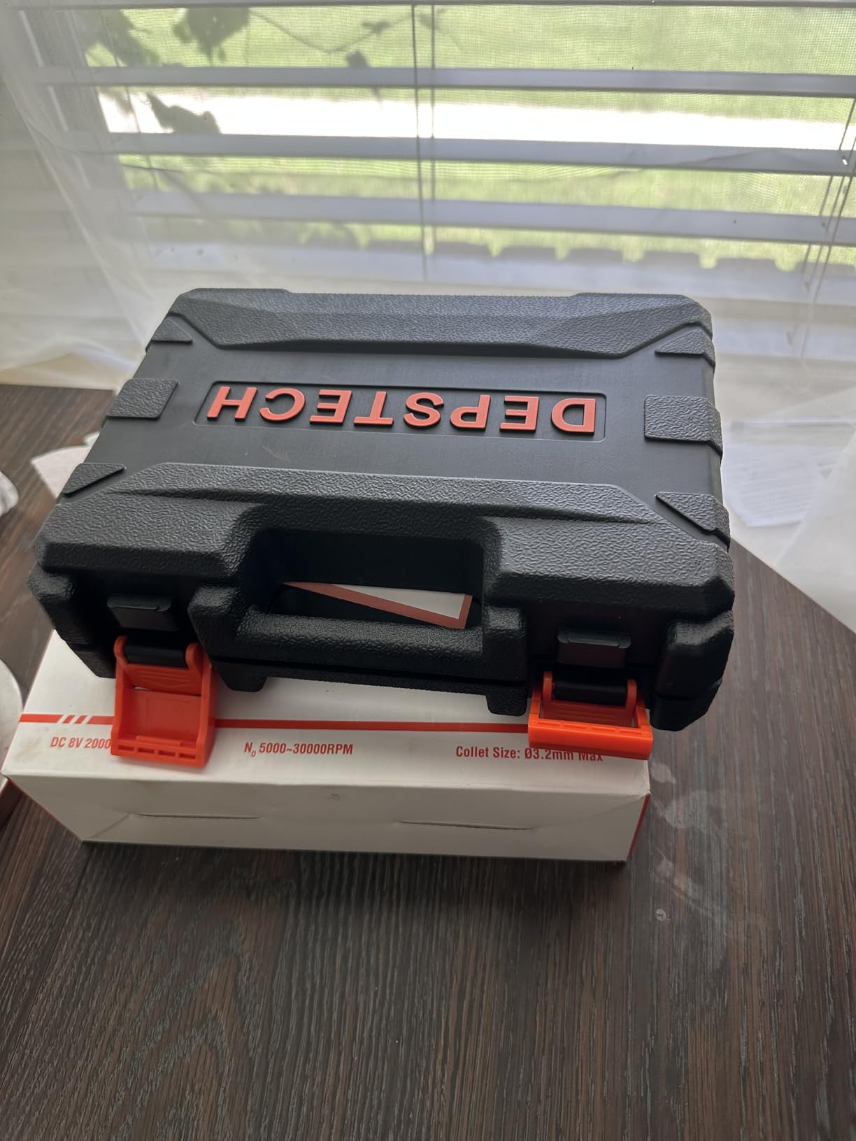 DEPSTECH Cordless Rotary Tool Kit, 8V 2.0Ah Rechargeable Battery, 30000RPM 5-Speed Multi Power Carving Tools, 127Pcs Accessories, Shield Attachment, Cutting/Drilling Guide for Handmade/DIY Creations customer photo 2