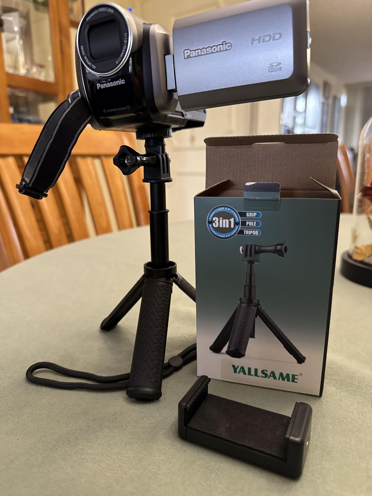 Mini Selfie Stick Tripod for GoPro Hero 13 12 11 10 9 8 Max, Portable Action Camera Handle Grip, Extension Pole, Pocket Size Vlog Stand customer photo 1