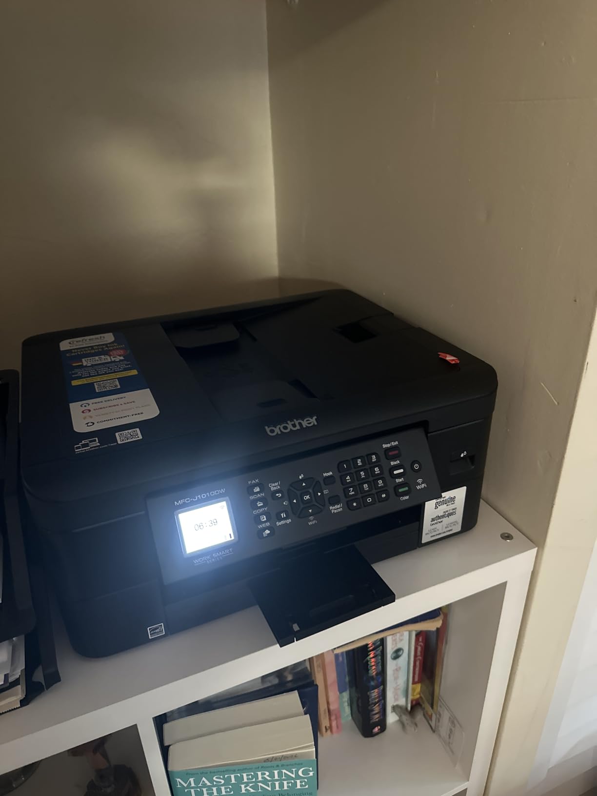Brother MFC-J1010DW Wireless Color Inkjet All-in-One Printer with Mobile Device and Duplex Printing, Refresh Subscription and Amazon Dash Replenishment Ready (Renewed Premium) customer photo 1