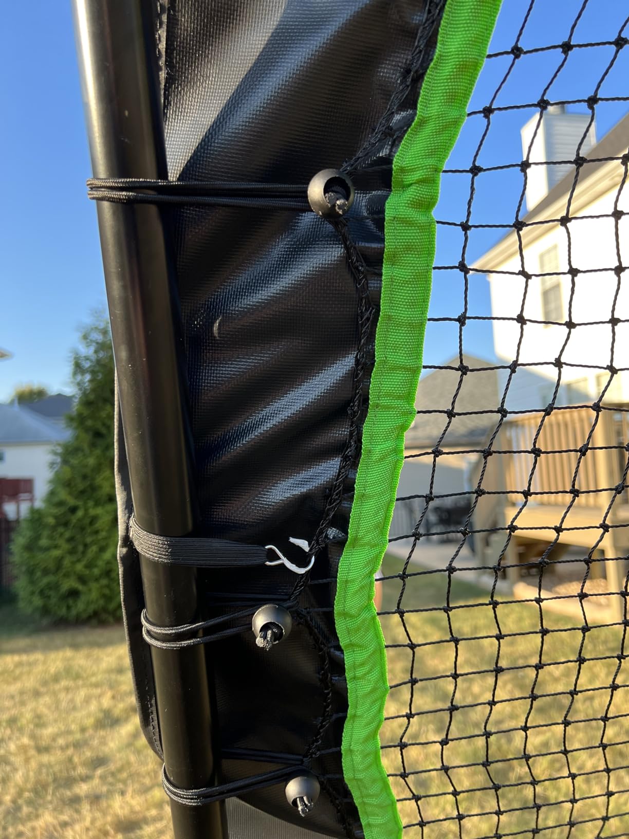 Lacrosse Rebounder for Backyard 7 x 4 ft Lacrosse Bounce Back Net for Lax Practice with Five Rebound Angles customer photo 2