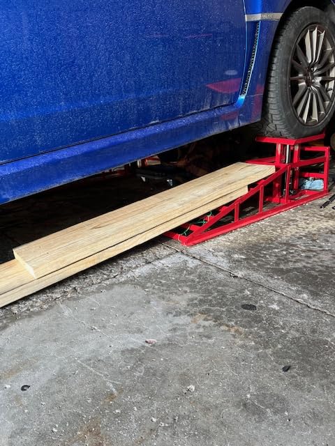 2PCS 5T 11060lbs Hydraulic Car Ramps, Heavy Duty Hydraulic Vehicle Ramps Lift Ramp, Portable Car Ramps for Oil Changes, Car Lifts for Home Garage, Vehicle Auto Garage Repair, Mens Gifts Ideas customer photo 1