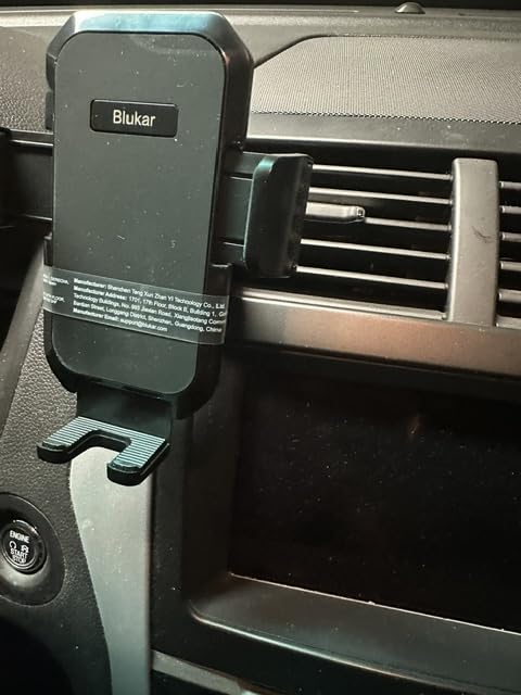 Blukar Car Phone Holder Mount, Super Stable Air Vent Cell Phone Car Mount with 2025 Metal Hook Clip, 360° Rotation, One Button Release for iPhone, Galaxy, Google, and All Other Smartphones customer photo 1