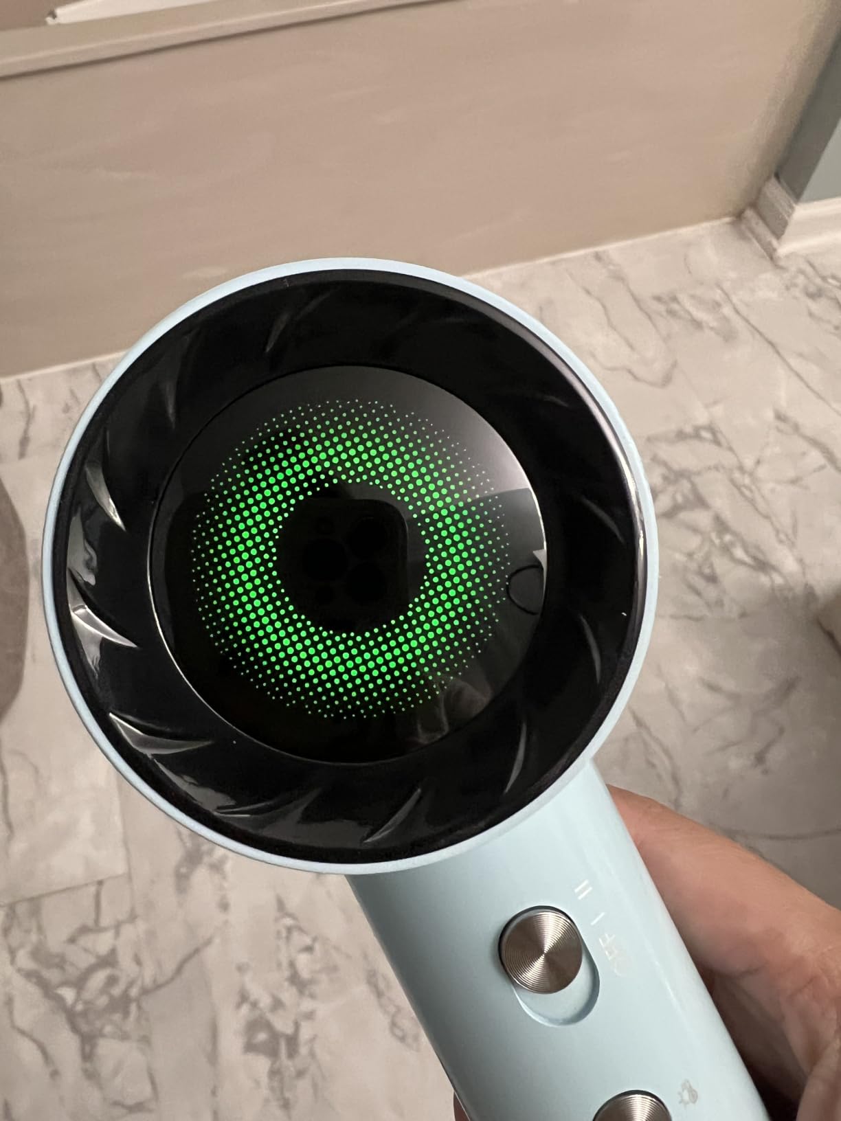 Cosy Companions High-Speed Ionic Hair Dryer, 150000 RPM Brushless Motor for 2-5 Min Fast Drying, Low Noise Blow Dryer Reduces Frizz & Heat Damage, Lightweight Hair Dryer with Diffuser & Nozzle customer photo 1