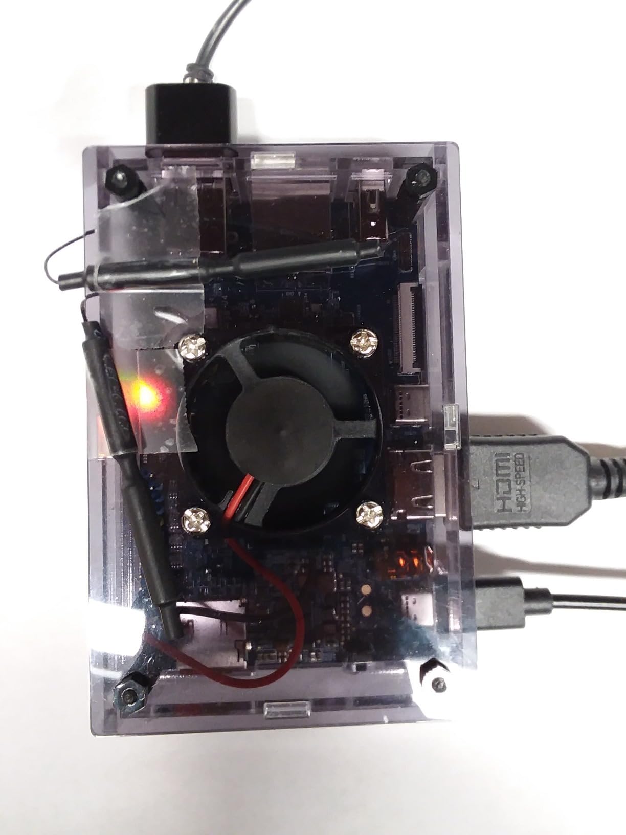 Orange Pi 5/5B Case with Power Supply Kit, Orange Pi 5/5B Case with Fan, Heatsinks, 20W 5V 4A Power Supply for Orange Pi 5/5B 4GB/8GB/16GB/32GB customer photo 2