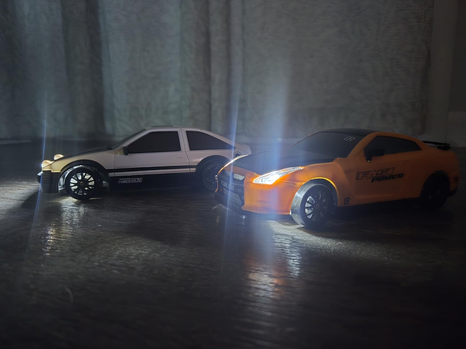 Remote Control Car RC Drift Car 2.4GHz 1:24 Scale 4WD 15KM/H High Speed Model Vehicle with LED Lights Drifting Tire Racing Sport Toy Car for Adults Boys Girls Kids Gift 2Pcs Rechargeable Batteries customer photo 1