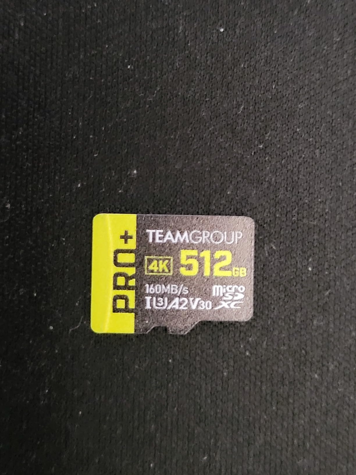 TEAMGROUP A2 Pro Plus Card 512GB Micro SDXC UHS-I U3 A2 V30, Read/Write up to 160/110 MB/s for Nintendo-Switch, Steam Deck, Tablets, Smartphones with Adapter TPPMSDX512GIA2V3003 customer photo 2