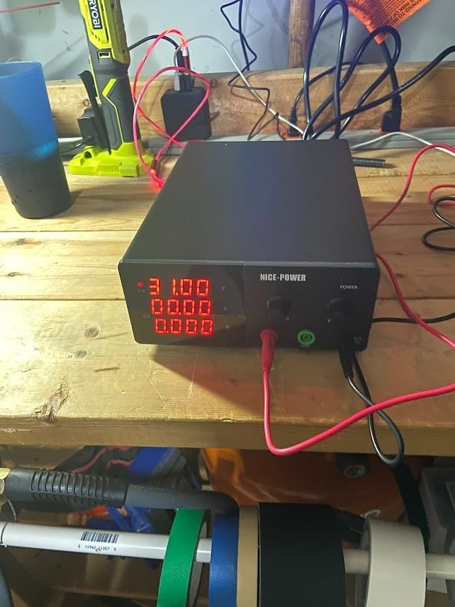 NICE-POWER DC Power Supply Variable, 0-30V 0-20A 600W High Power Bench Power Supply with Encoder Knob and Output Switch, Benchtop Adjustable Switching Regulated Power Supplies for Repair/Test customer photo 1
