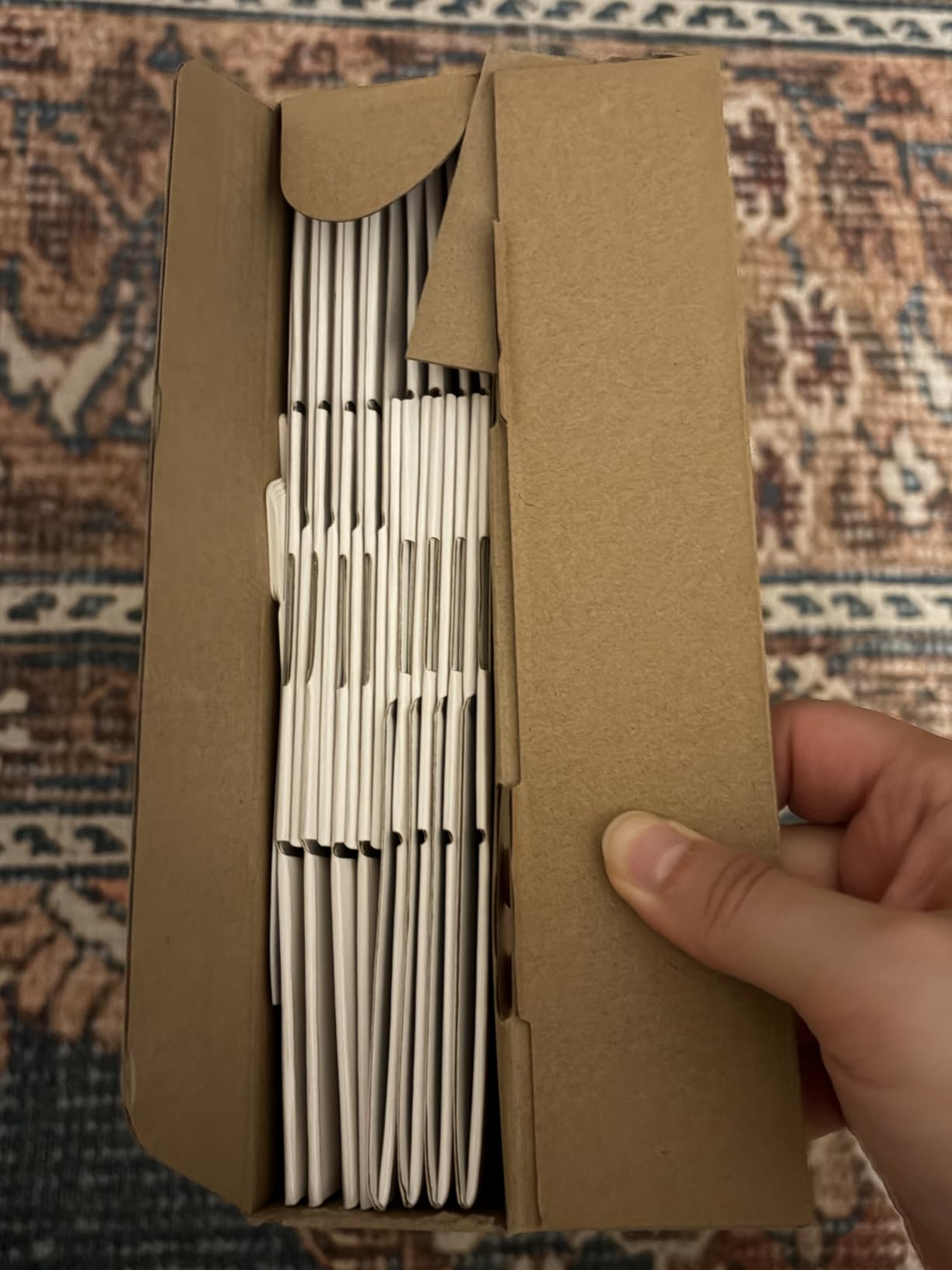 Trading-Card Storage Box, 8-Pack - 1000 Count Corrugated Cardboard Storage Box with dividers & labels for TCG/Magic/Mtg storage and Collection, 14.4 INCH Horizontal customer photo 2