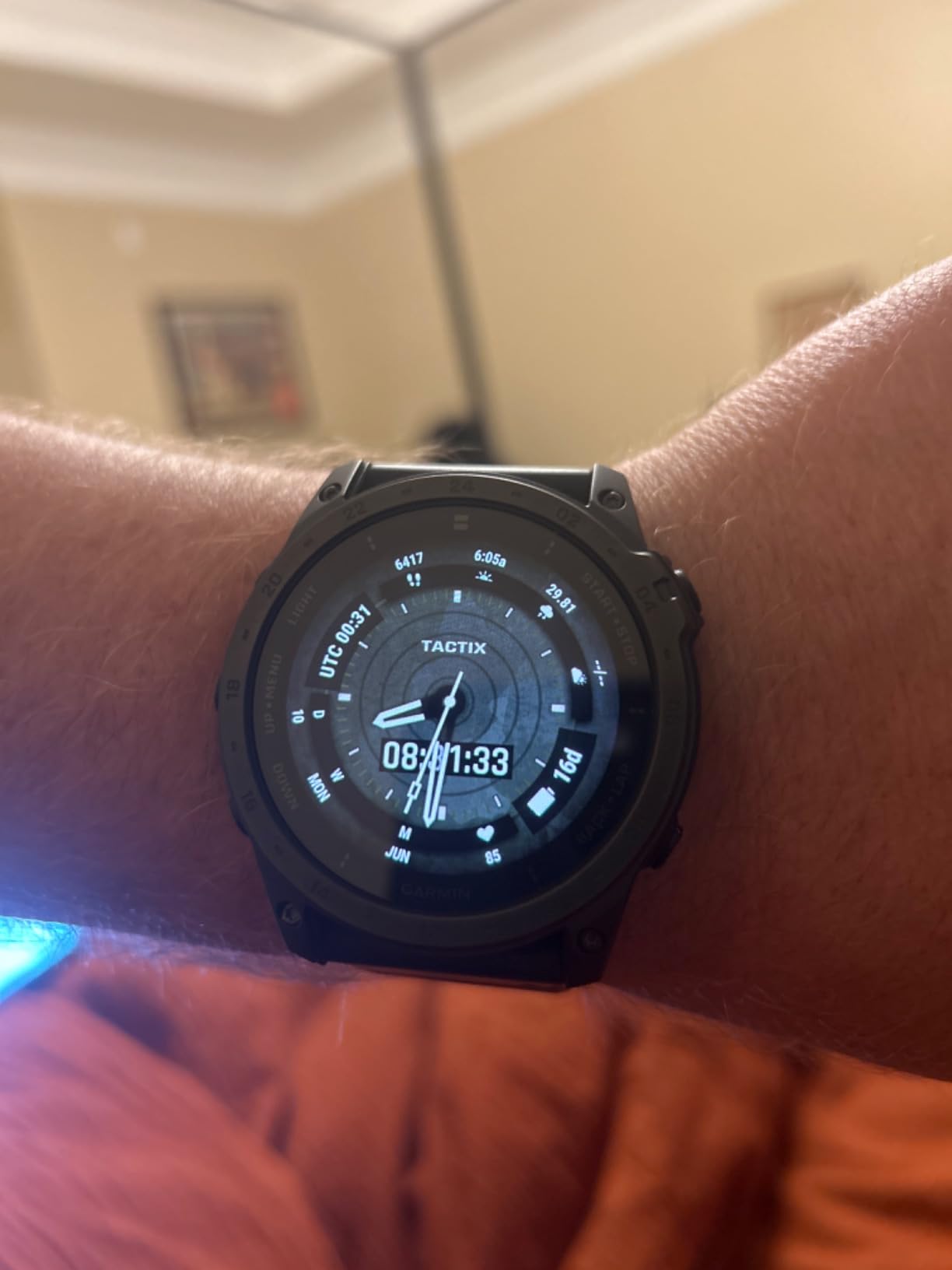 Garmin tactix® 7 - AMOLED Edition, Specialized Military and Tactical GPS Smartwatch, Adaptive AMOLED Display, Built-in Flashlight, Preloaded TopoActive Mapping customer photo 1