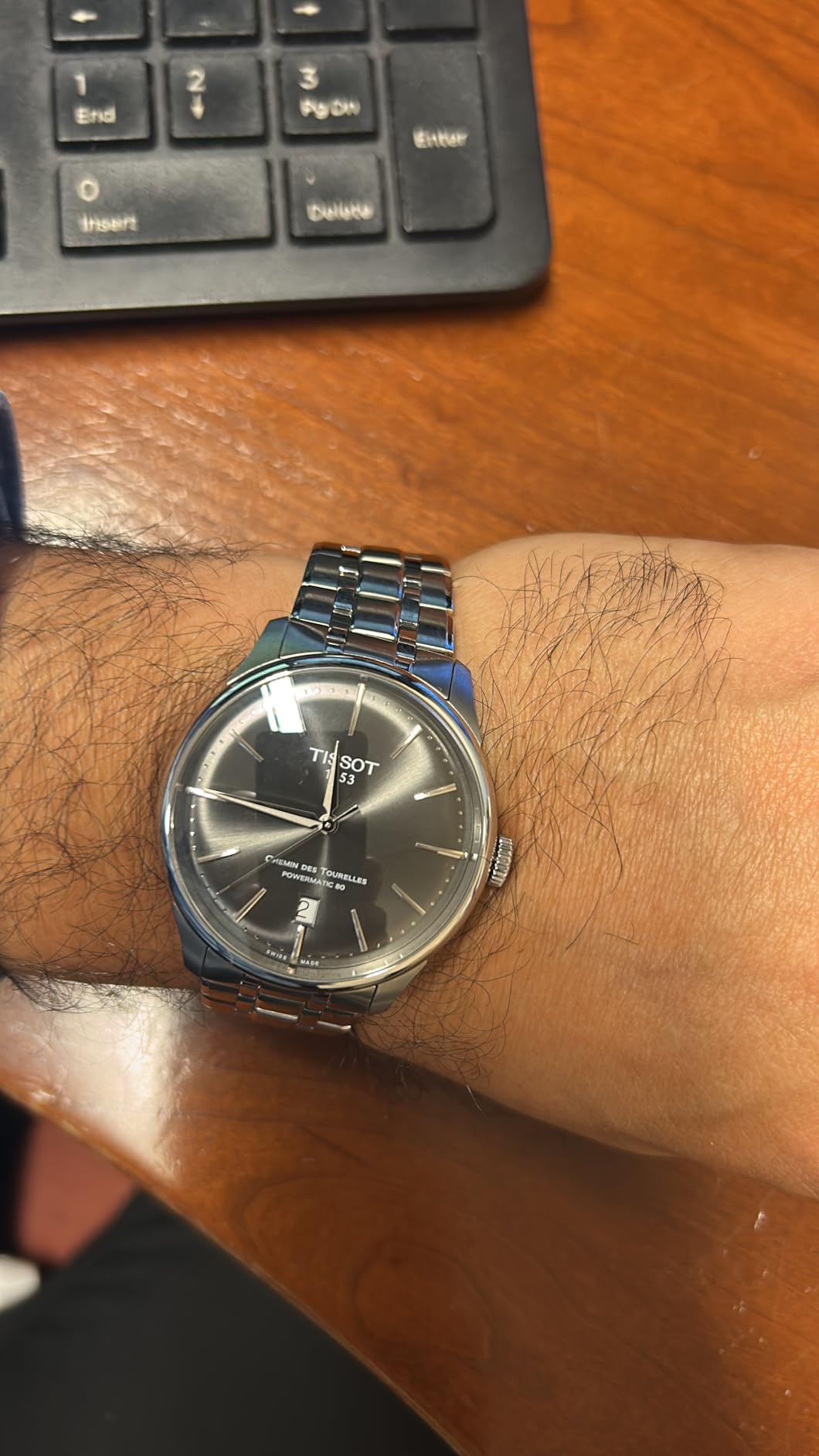 Tissot Chemin des Tourelles Powermatic 80, Swiss Automatic Watch for Men, 39mm, Stainless Steel Case, T1398071106100 customer photo 1