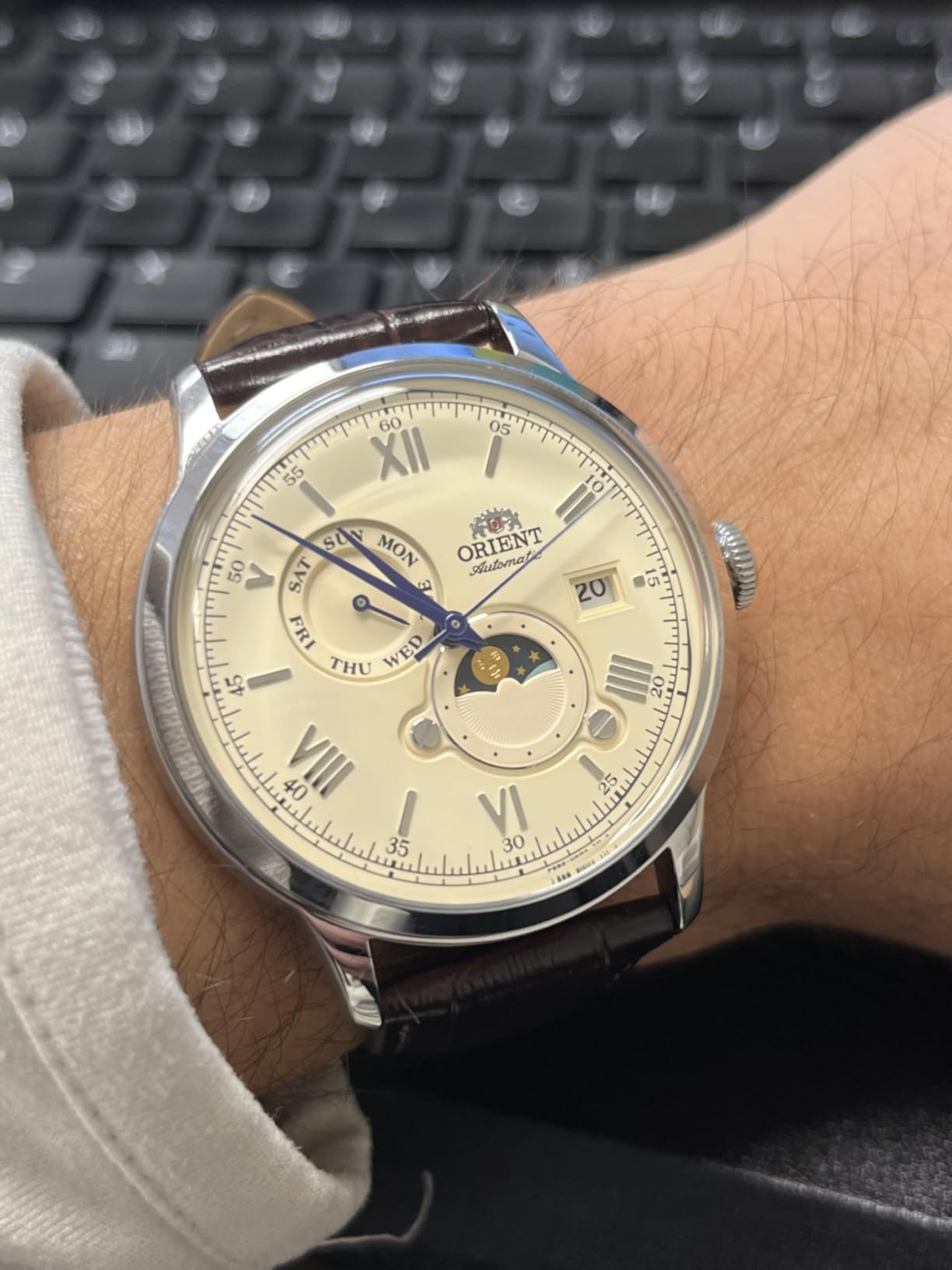 Orient Bambino Sun&Moon Automatic Mechanical Watch customer photo 2