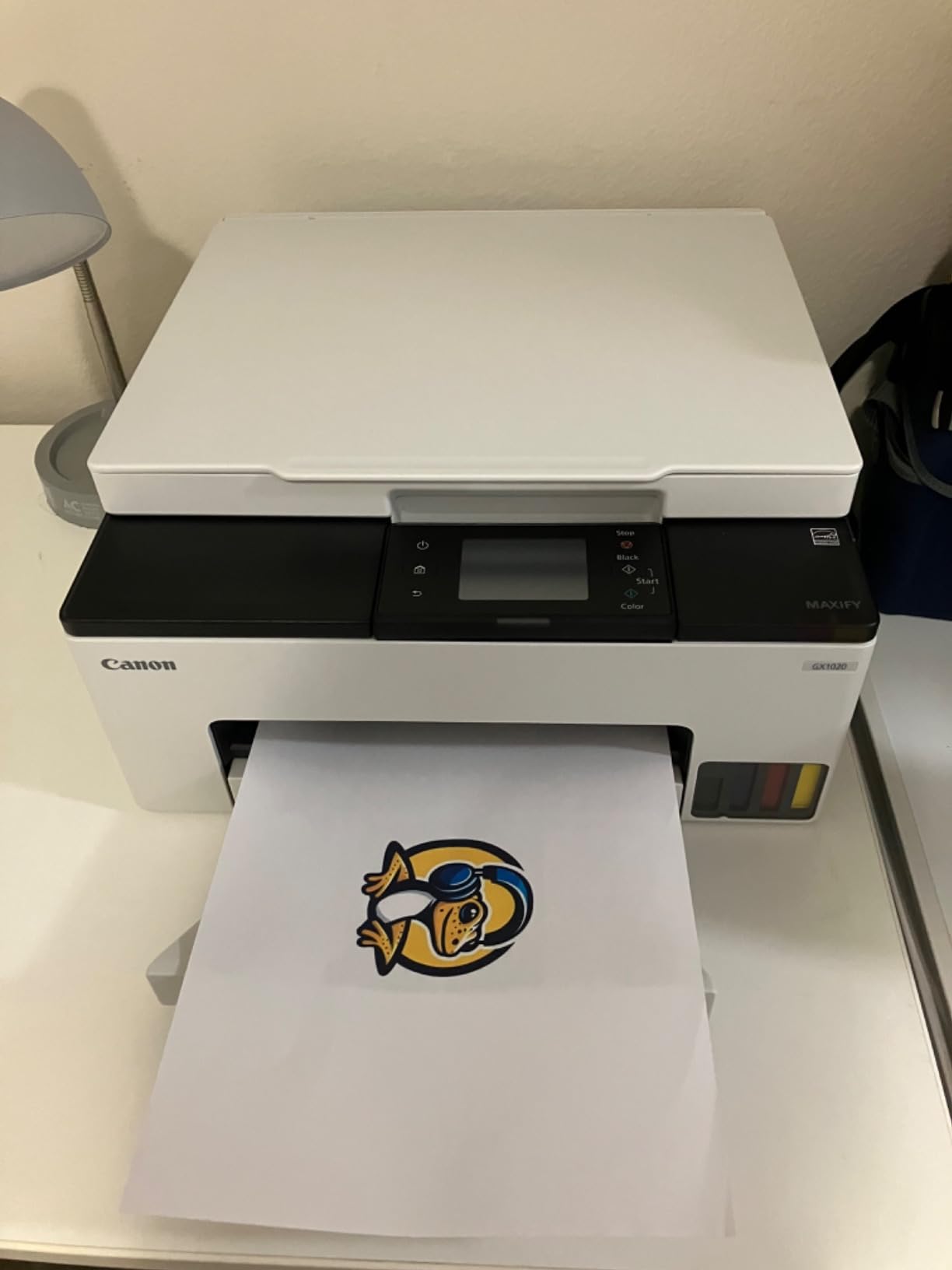 Canon Megatank GX1020 All-in-One Wireless Supertank [Megatank] Printer | Print, Copy and Scan| Mobile Printing |2.7