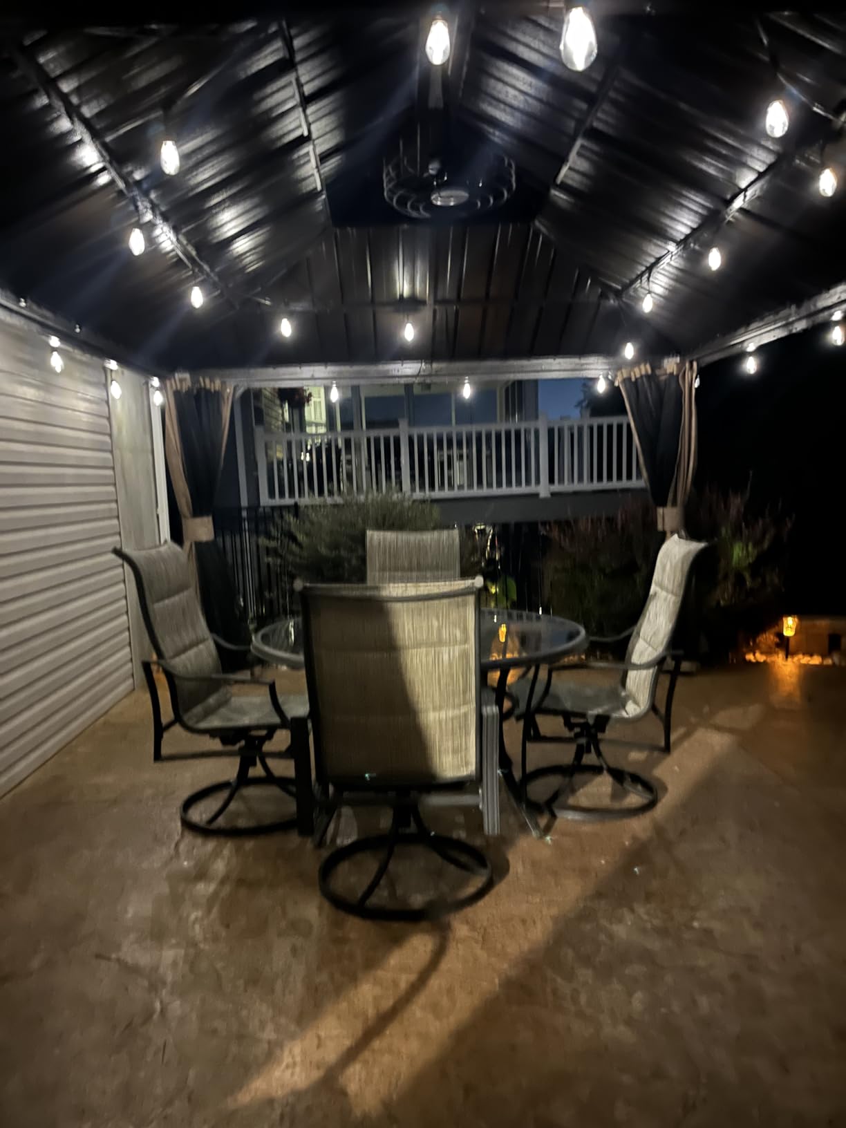 Domi 10x14FT Outdoor Gazebo, Patio Gazebo with Galvanized Steel, Hardtop Gazbo for Patio, Deck, Backyard, Curtain and Netting Included customer photo 2