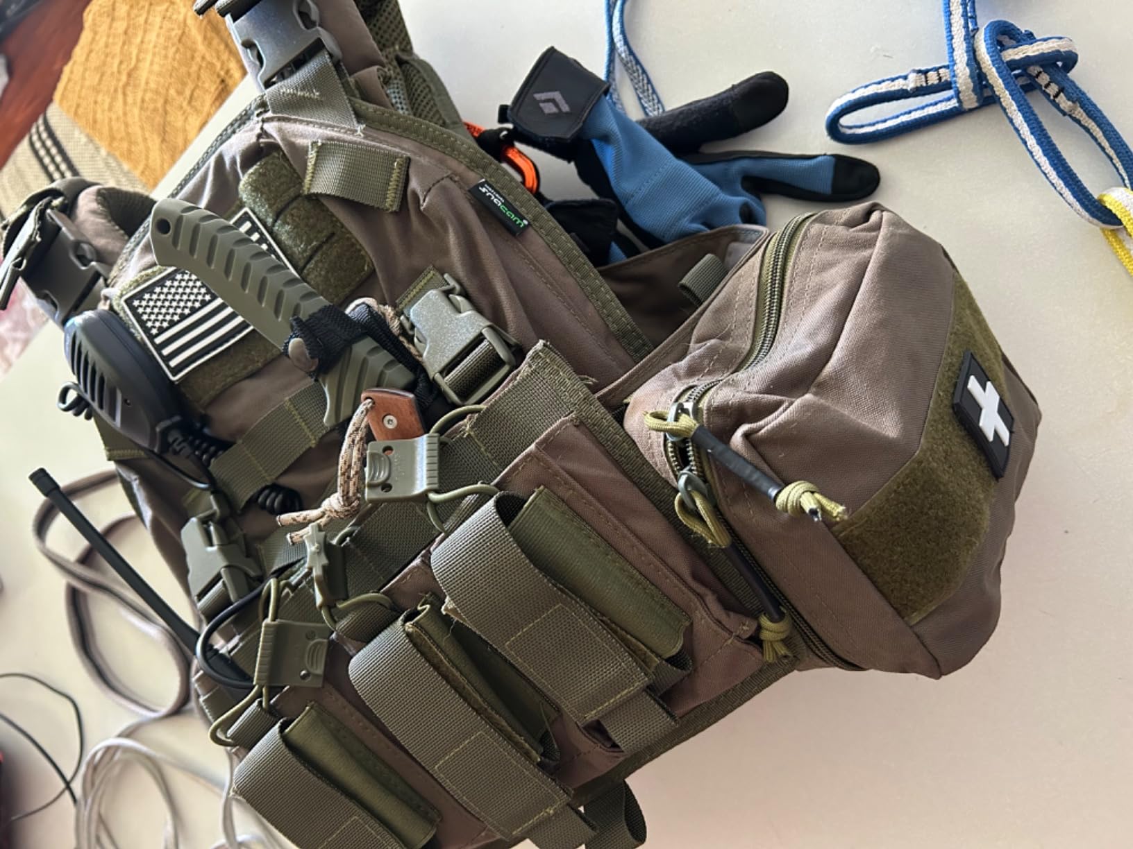 MGFLASHFORCE Tactical Vest Molle Airsoft Vest for Men customer photo 2