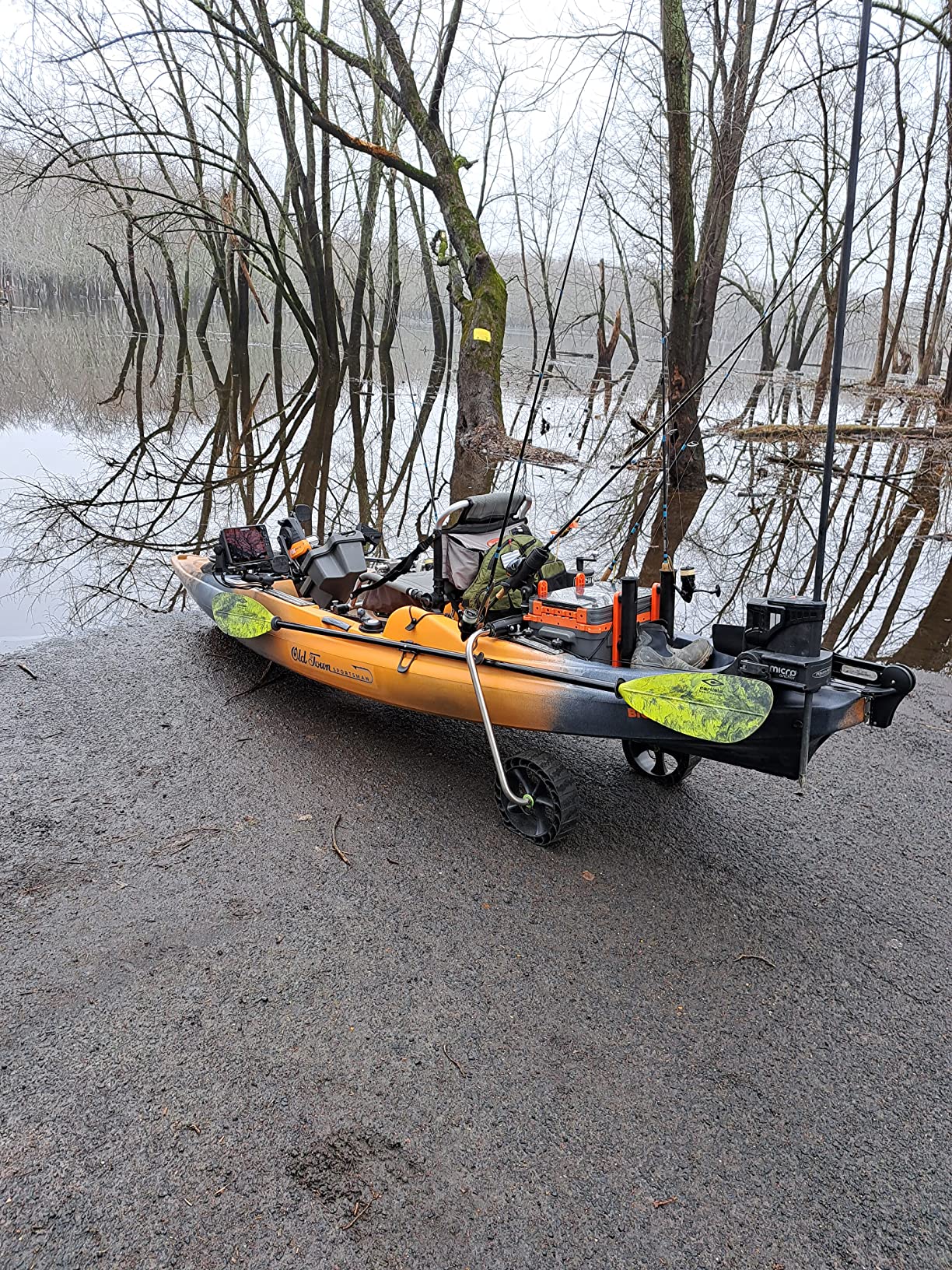 Old Town Sportsman BigWater PDL 132 Solo Sit-on-Top Fishing Pedal Kayak, 13 ft 2 in customer photo 2