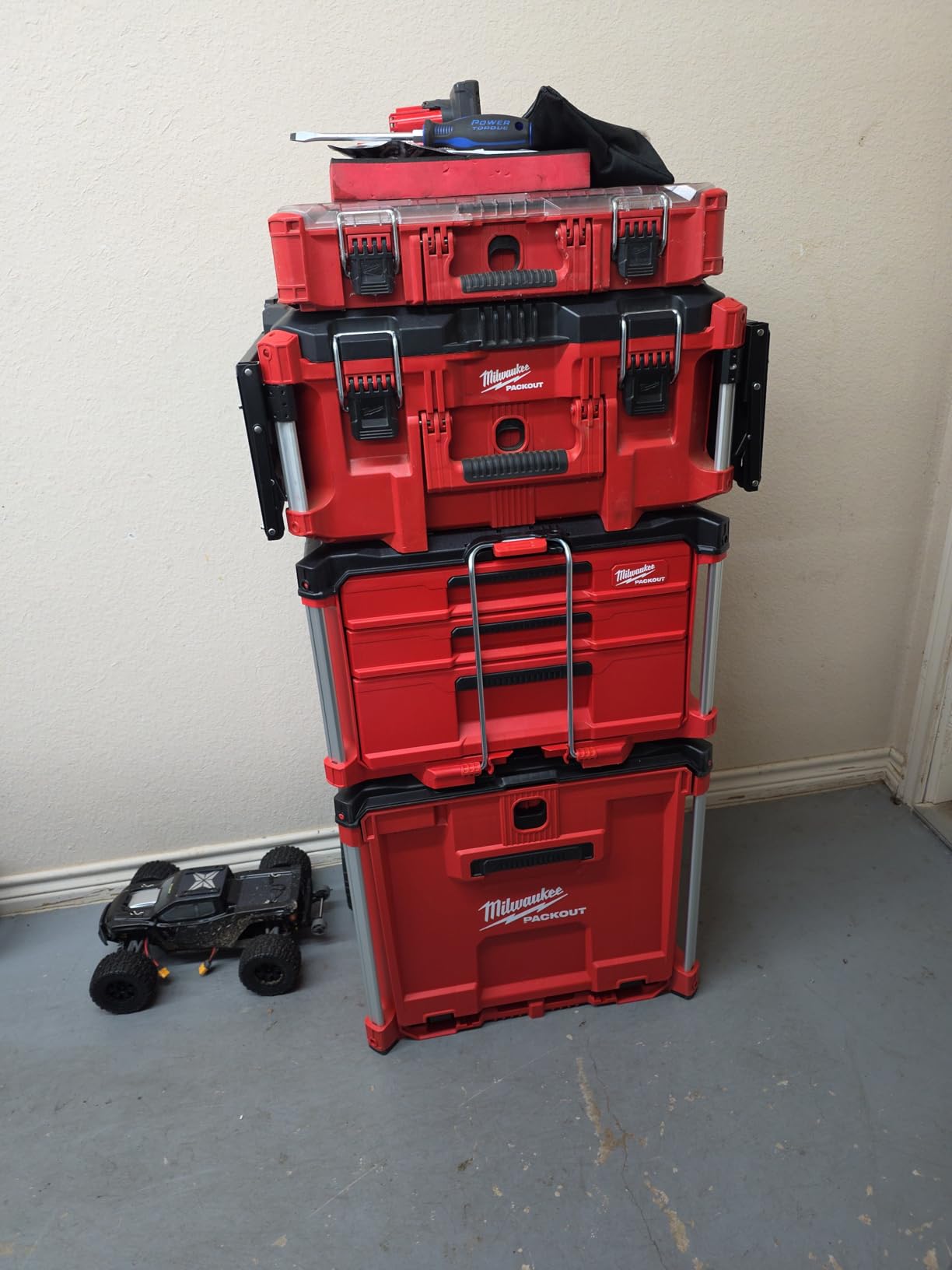 Milwaukee PACKOUT 3-Drawer Multi-Deep Tool Organizer Box (48-22-8447) customer photo 2