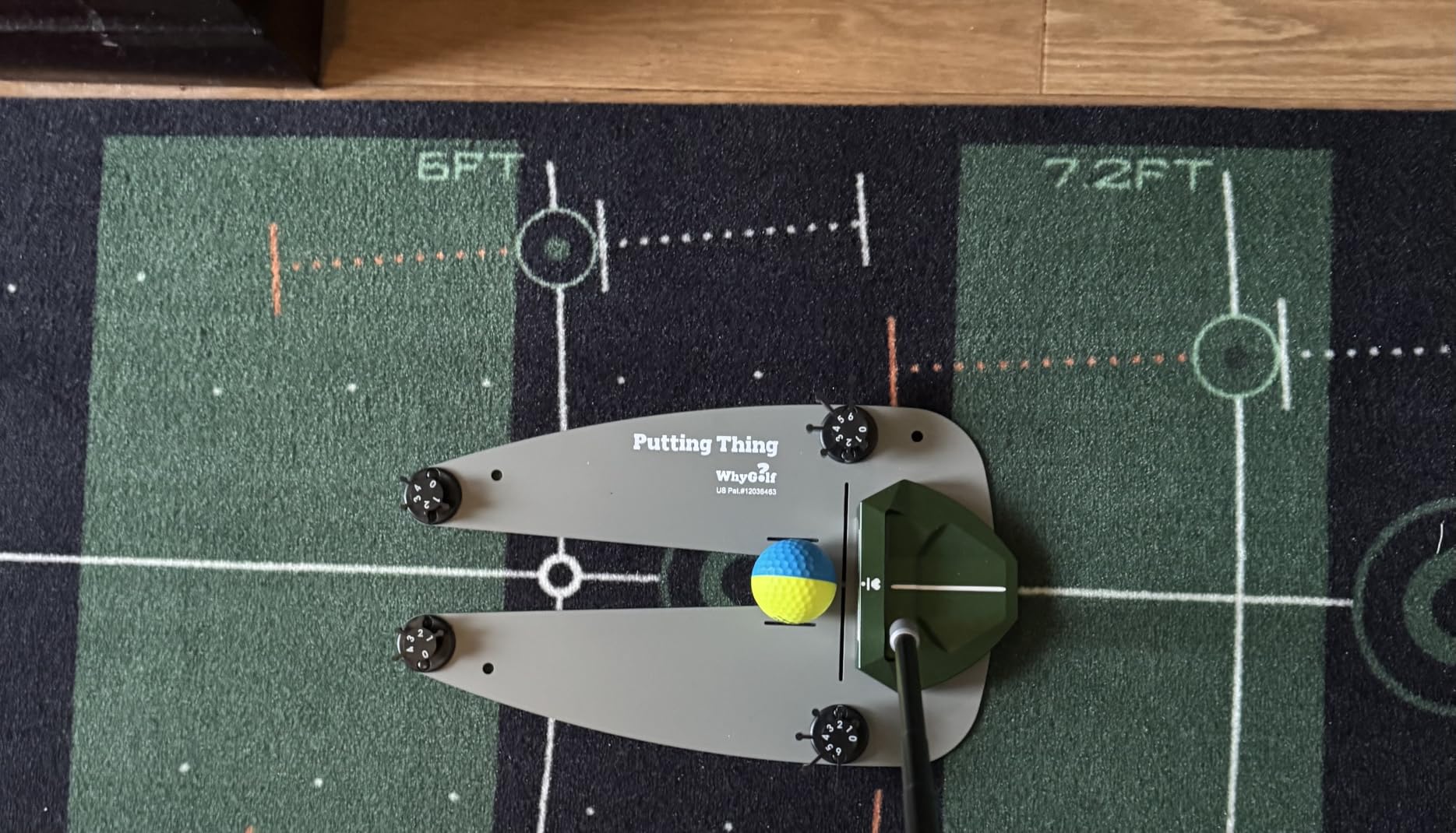 WHYGOLF Putting System & Putting Thing - Golf Training Aid for Stroke, Accuracy & Green Reading customer photo 1