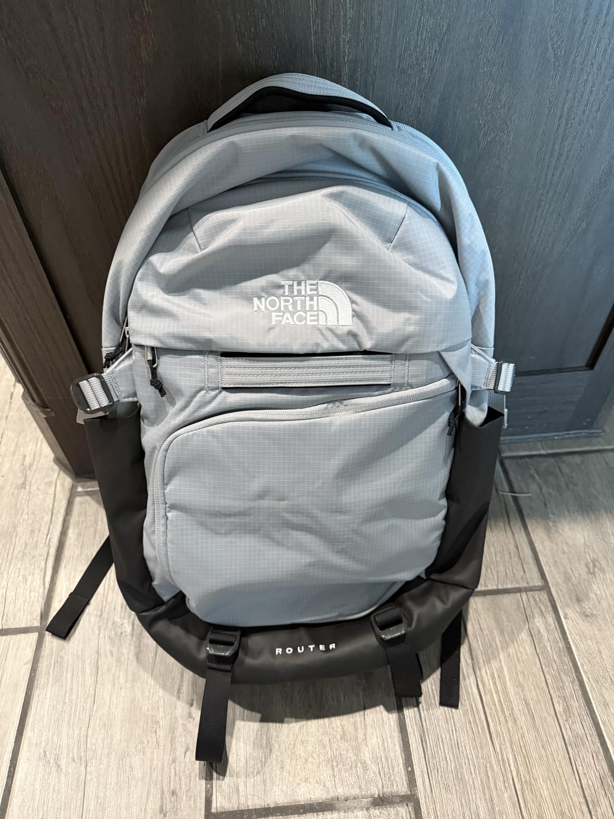 The North Face Router Everyday Laptop Backpack - Daypack, Water Repellent, Laptop Sleeve, Reflective Details, TNF Black/TNF Black-NPF, One Size customer photo 1