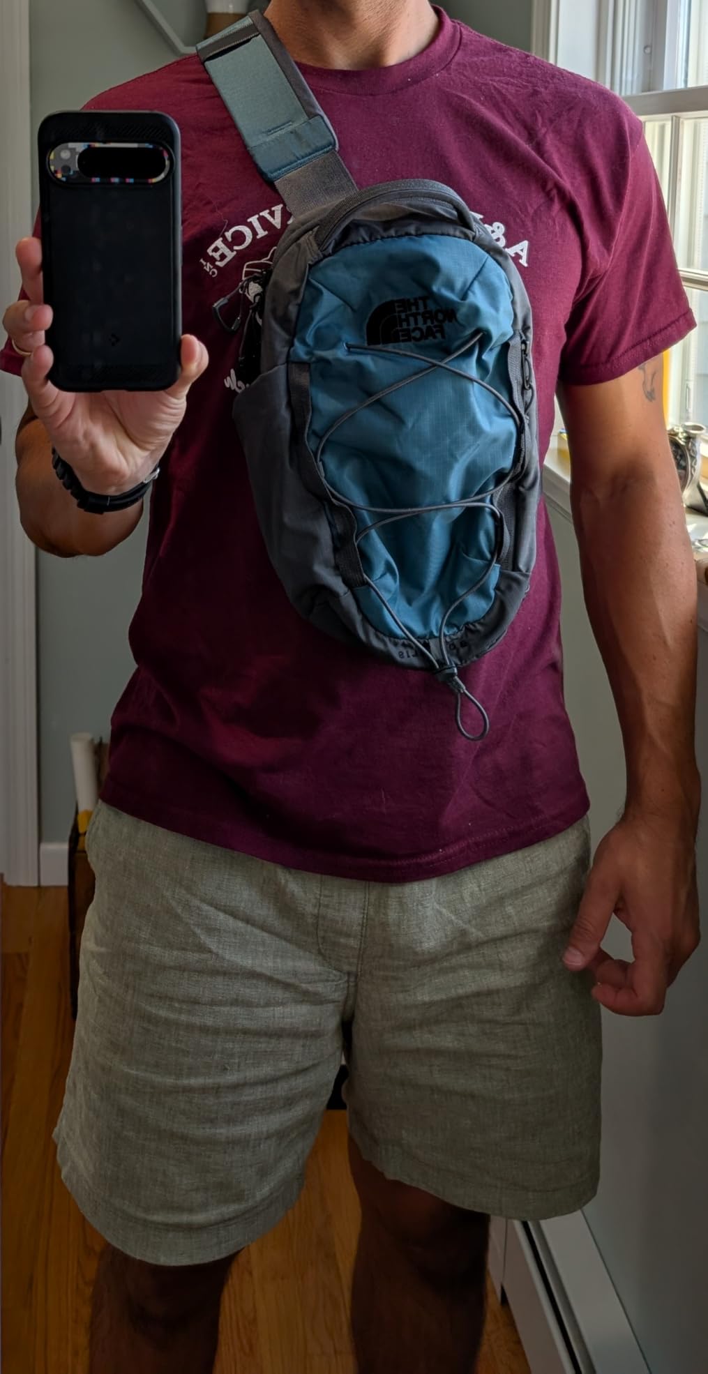 Borealis Sling Bag | Crossbody Adjustable Strap, Water Repellent Finish, Multiple Compartments, Tablet Sleeve customer photo 1