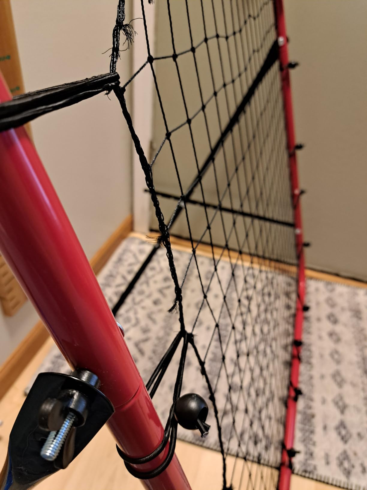 Soccer Rebounder Kickback Football Rebound Net (Adjustable Angle) Portable Easy Setup customer photo 1