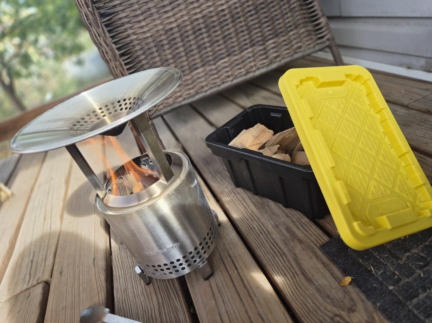 Solo Stove Mesa XL Heat Deflector, with 3 Detachable Legs, Accessory for Mesa XL Fire Pit, Captures and Redirects Warmth, 304 Stainless Steel customer photo 2
