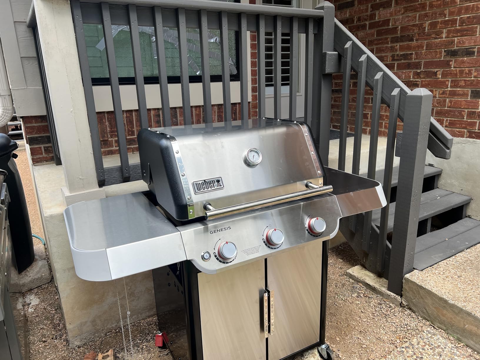 Weber Genesis S-315 Liquid Propane Gas Grill, Stainless Steel, 3 Burners customer photo 1