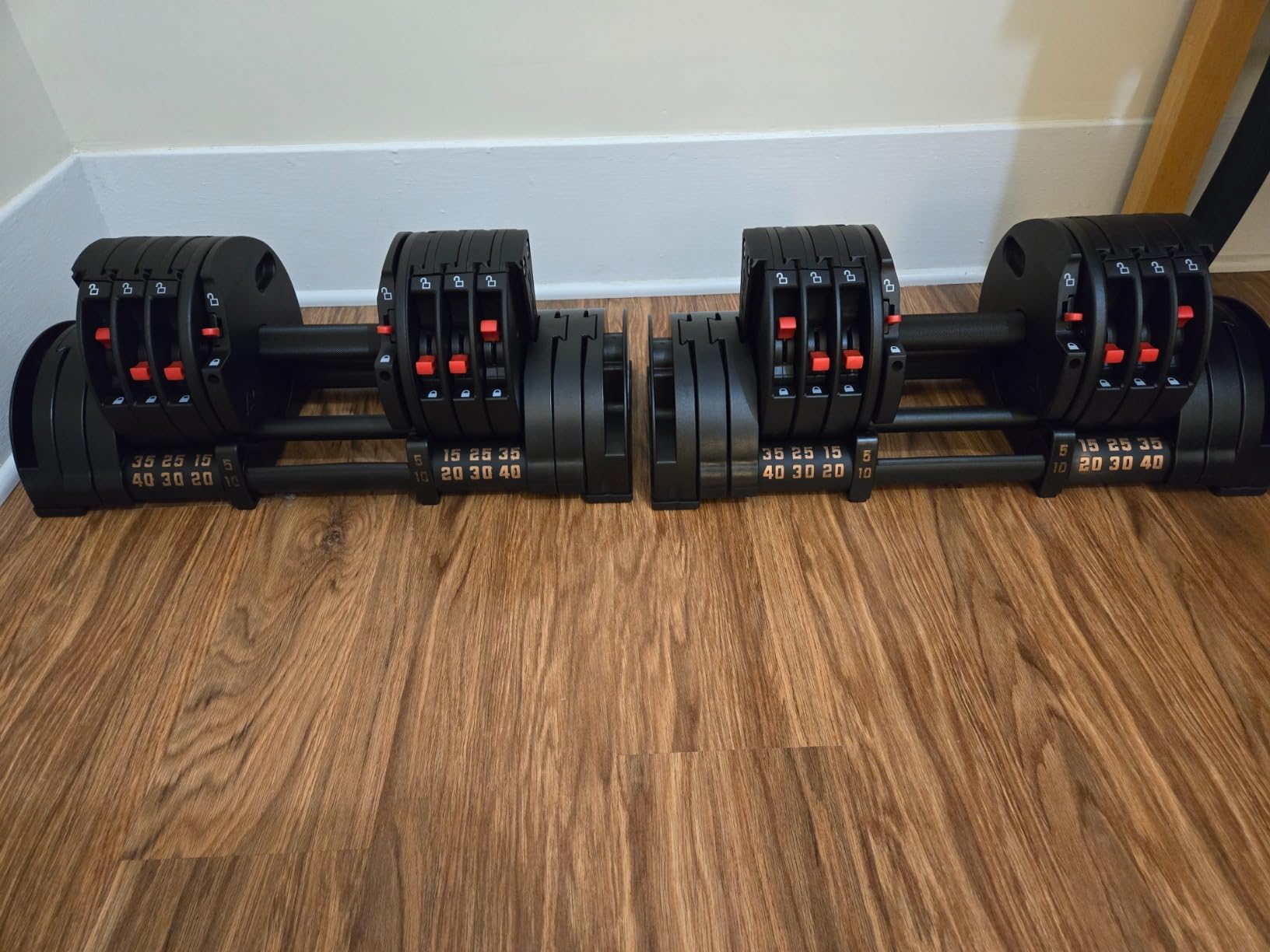 Rep Fitness Quickdraw Adjustable Dumbbells, 5-60 lbs customer photo 2
