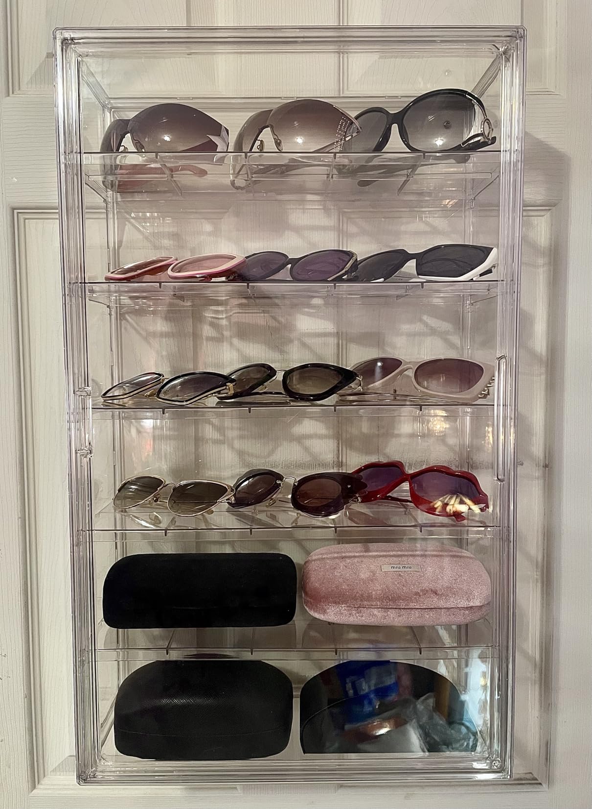 BOHOIDEE 3 Tiers Clear Display Case for Figures, Acrylic Storage Organizers customer photo 1