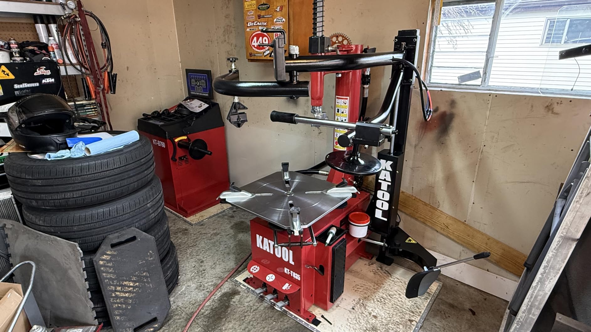 KATOOL Tire Changer Wheel Machine KT-T835 Turn Table 28