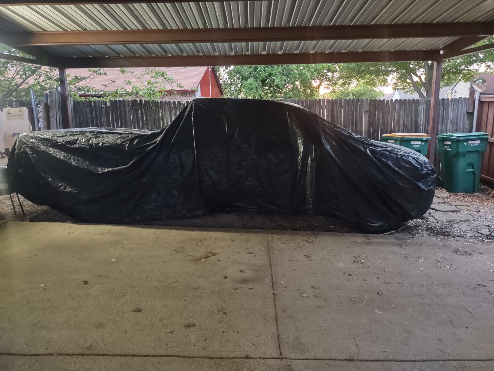 6 Layers Car Cover Waterproof All Weather for Automobiles, Size A3 with Zipper Cotton Fit for Toyota Camry, Honda Accord, Ford Mustang, Chevy Camaro/Malibu,Kia Optima/K5 (187-198 inch) customer photo 1