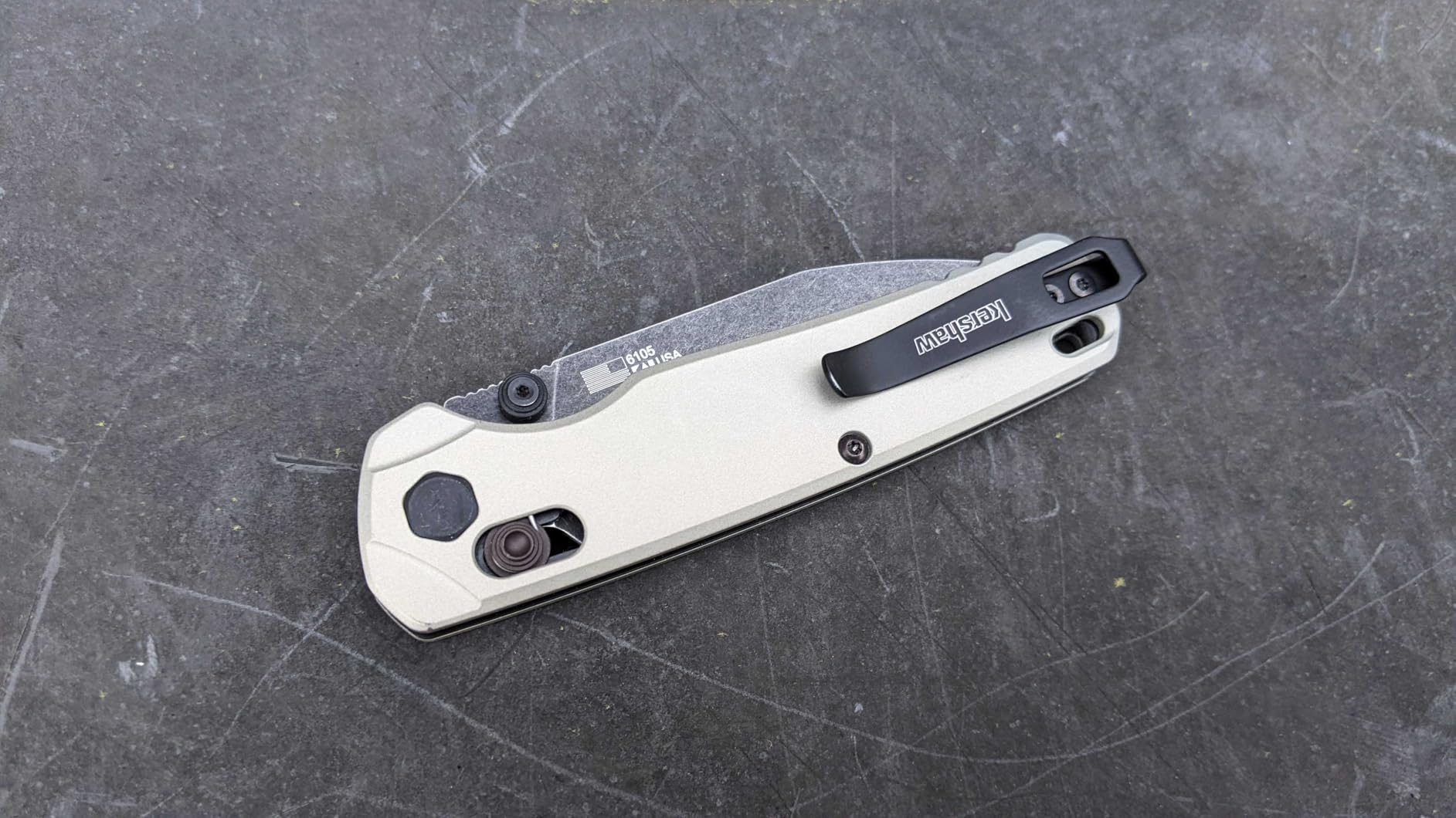 Kershaw Bel Air Pocket Knife, Made in the USA, 3.4 inch CPM MagnaCut Steel Blade, EDC Design, DuraLock Locking Mechanism, Manual Folder customer photo 1