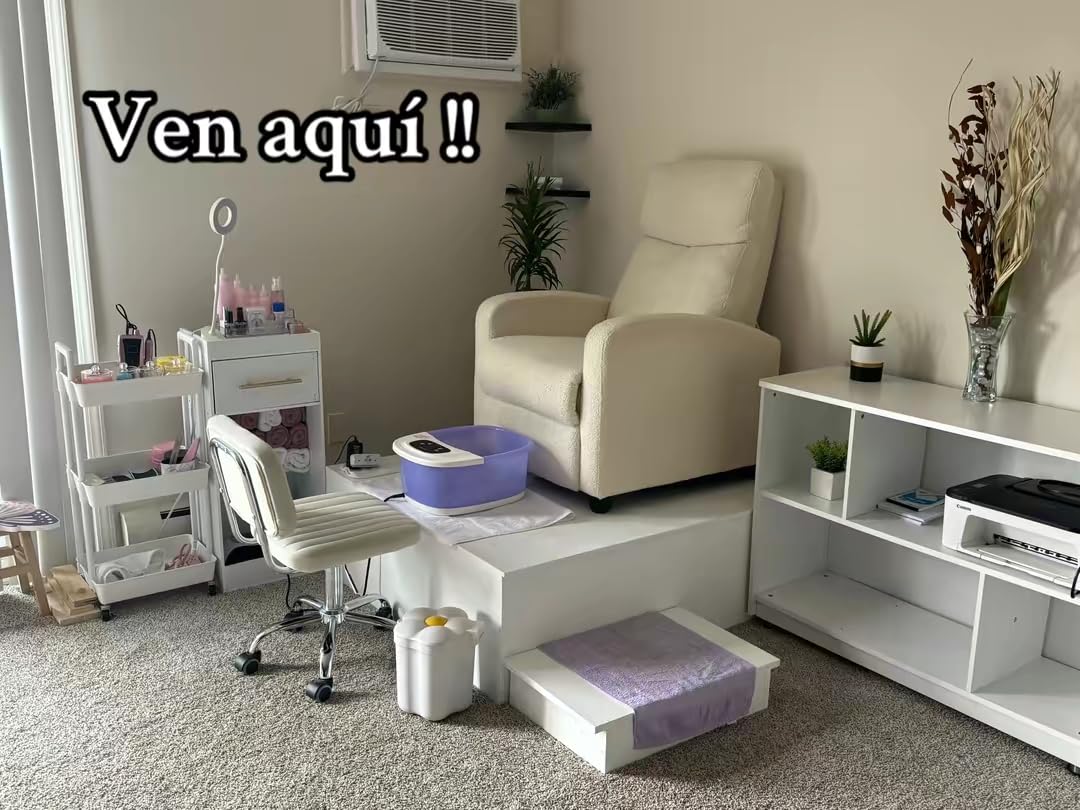 Yaheetech Fabric Recliner Chair Single Sofa Home Theater Seating Adjustable Modern Single Reclining Chair for Living Room Bedroom Home Theater Ivory customer photo 1