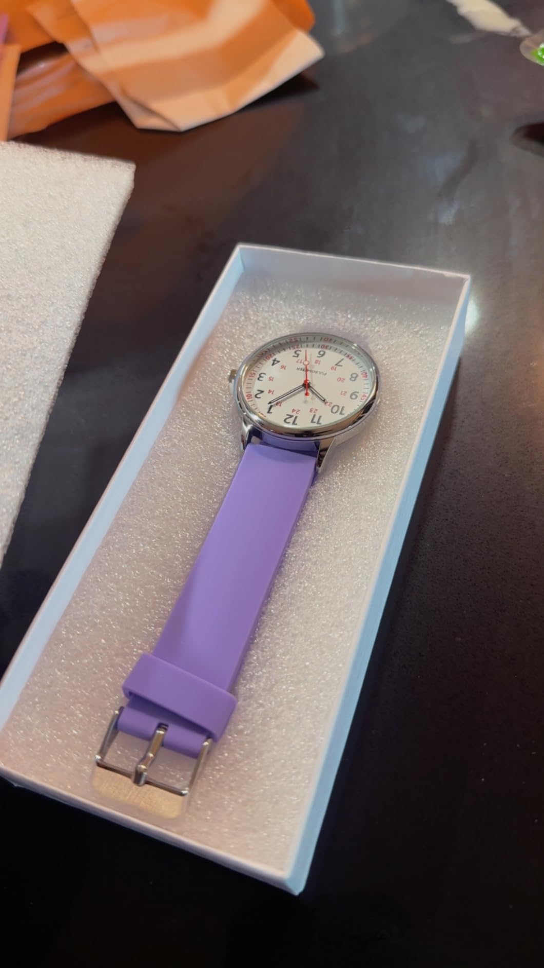 Nurse Watch for Women Waterproof Analog Silicone Watch with Second Hand Nursing Watch customer photo 1