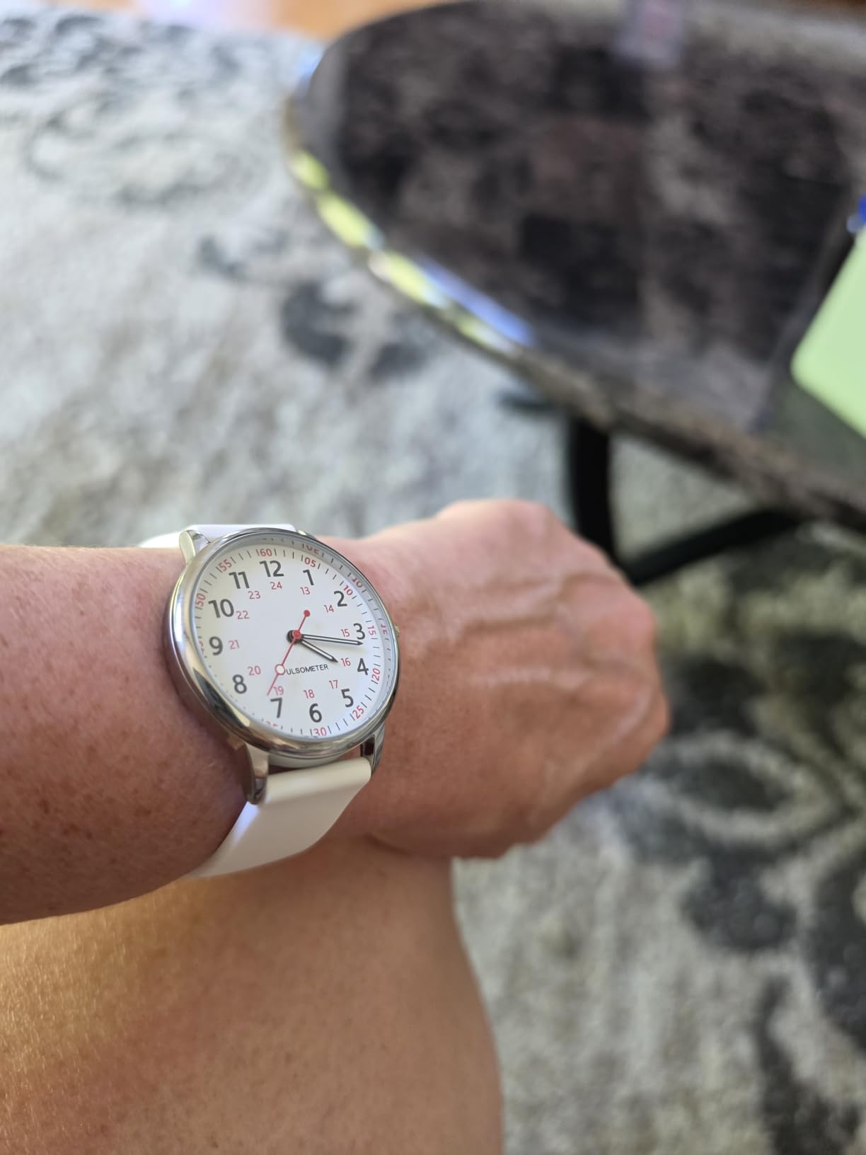 Nurse Watch for Women Waterproof Analog Silicone Watch with Second Hand Nursing Watch customer photo 2