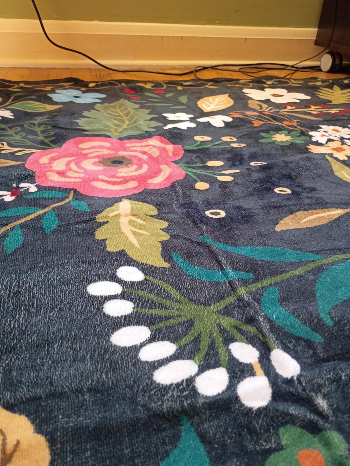 Rugcomf Runner Rug for Hallways Kitchen Rug Non Slip 2'x 6' Washable Rugs with Rubber Backing Soft Floral Carpet Runner for Hallways, Kitchen, Laundry, Bedroom, Bathroom(Beige) customer photo 2
