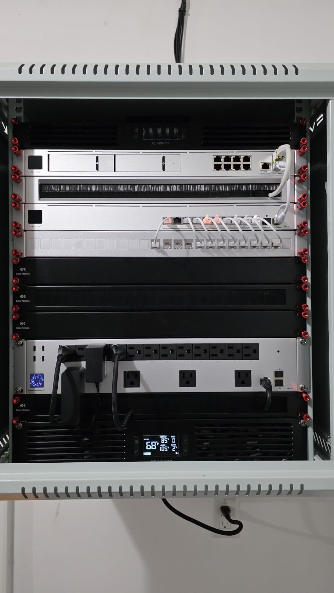 Cable Matters 2-Pack Rackmount or Wall Mount 1U 19