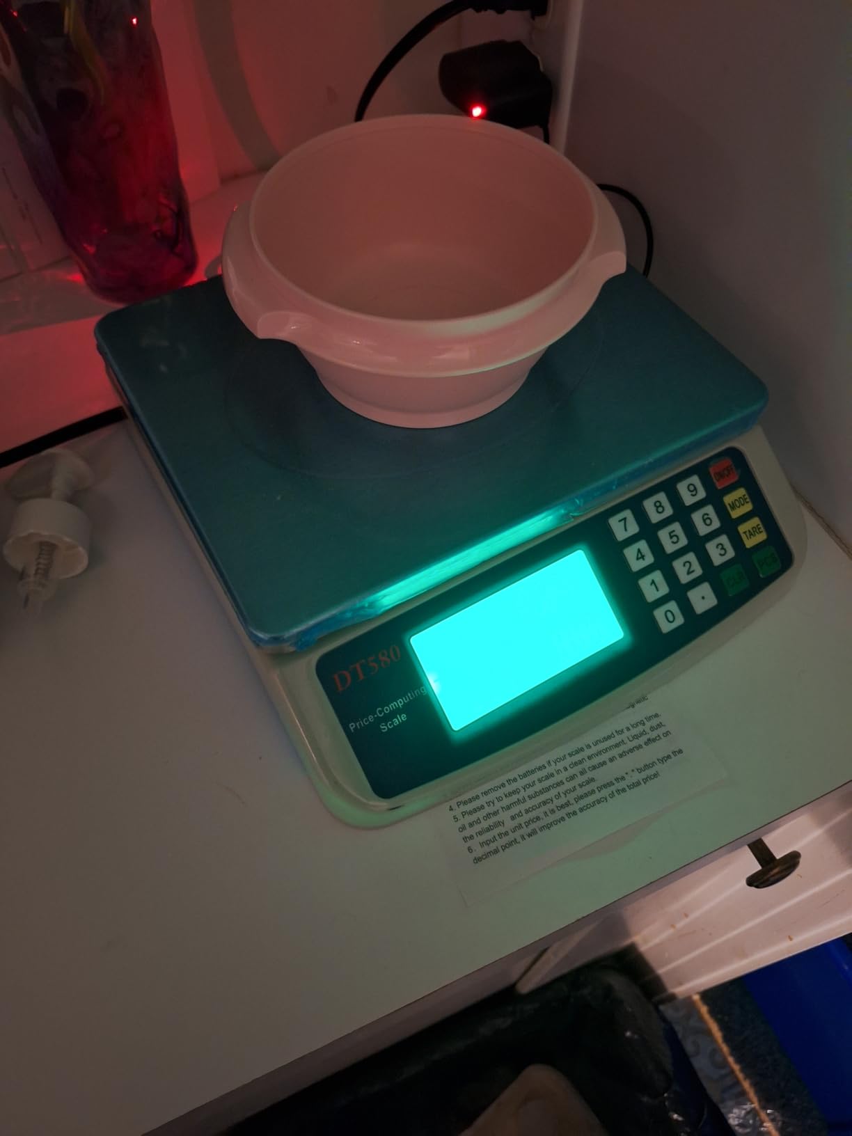 Large Digital Kitchen Scale 40kg/88lb Stainless Steel Price Computing Scale Counting Scale Deli Scale with LCD Display for Baking Bread Cooking Meat Prep Parts and Coins Adapter Included customer photo 1