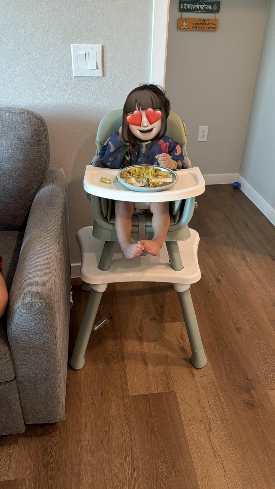 Jeep Milestone 6-in-1 High Chair by Delta Children - High Chair Converts to Stool, Booster Seat, Toddler Chair, Activity Table and Desk and Chair customer photo 1