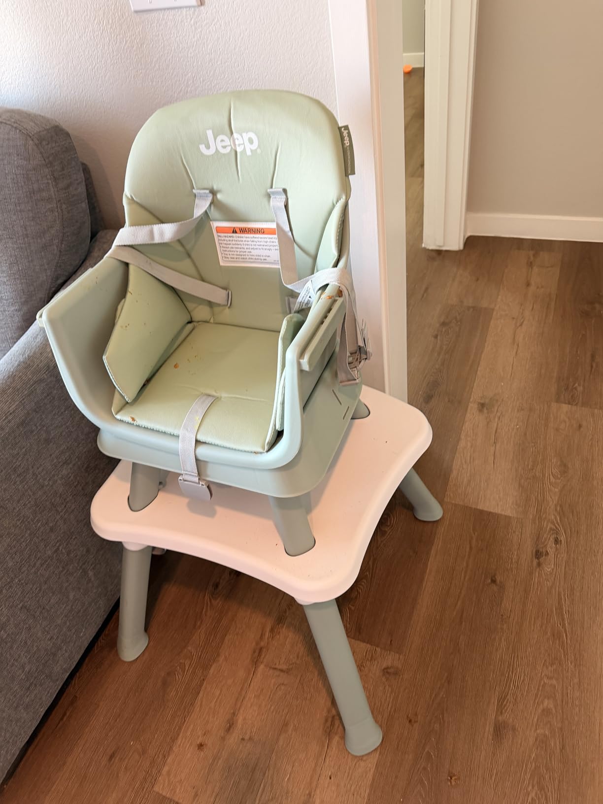 Jeep Milestone 6-in-1 High Chair by Delta Children - High Chair Converts to Stool, Booster Seat, Toddler Chair, Activity Table and Desk and Chair customer photo 2