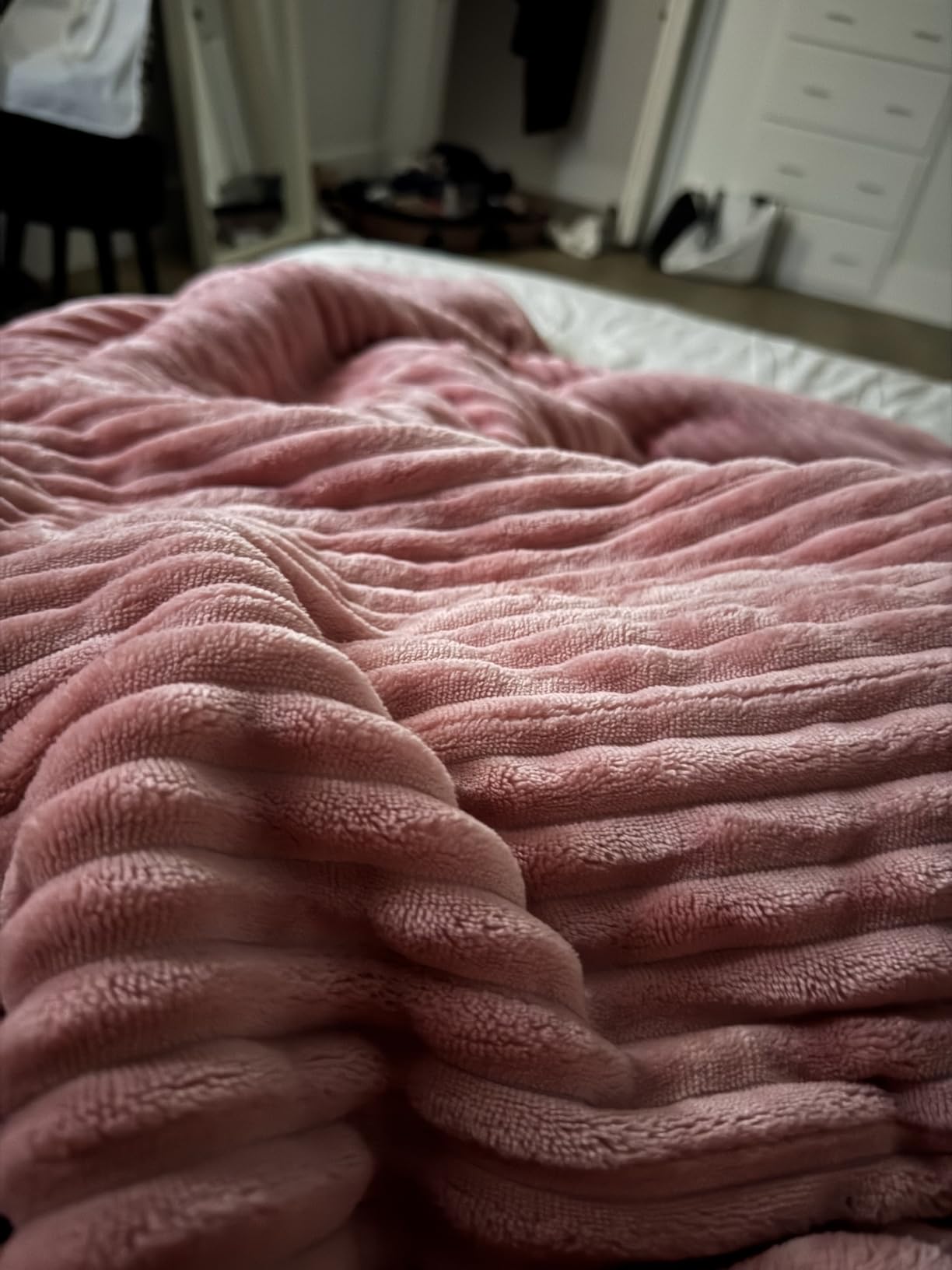Bedsure GentleSoft Electric Blanket Full Size - Soft Ribbed Flannel Heated Blanket, Heating with 6 Time Settings (Up to 10H), 6 Heat Settings & 8Hr Timer Auto Off, Gifts for Grandma (72
