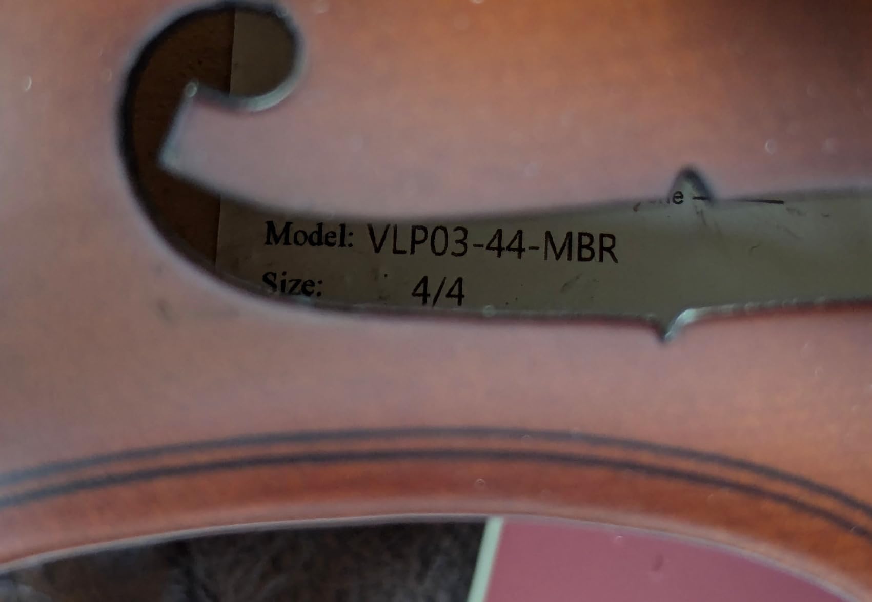 ADM 4/4 Full Size Wood Violin Set for Kids Teens Students Adults Beginner Acoustic Violin Matte Fiddle Starter Kit with Hard Case, Rosin, Shoulder Rest, Bow, Clip-on Tuner and Fingerboard Sticker customer photo 1