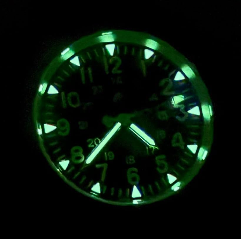 Militado ML05 38mm VH31 Quartz Watch - Domed Sapphire Crystal Field Watch C3 Super Luminous Retro Sweep Wrist Watch for Men 100M Waterproof customer photo 2