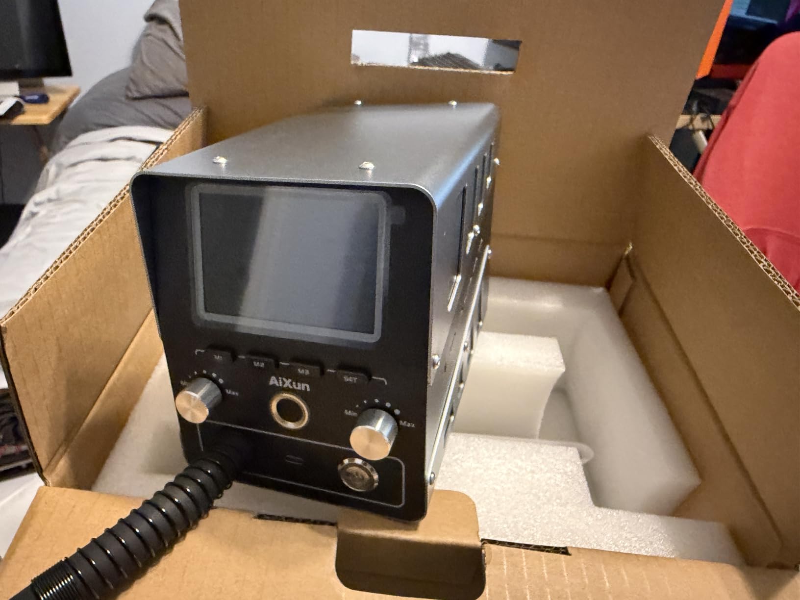 AiXun H314 1400W Smart Hot Air Heating Rework Station for SMD BGA Repair customer photo 2