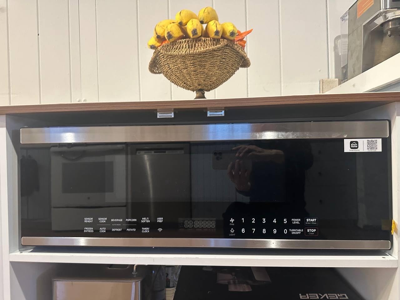 Samsung MMO12S3ASTZ Over the Range Microwave Oven, 1.2 Cu.ft Slim Microwaves with Sensor Cook, Stainless Steel Microwaves, 1000W heating power with 400CFM vent fan customer photo 1