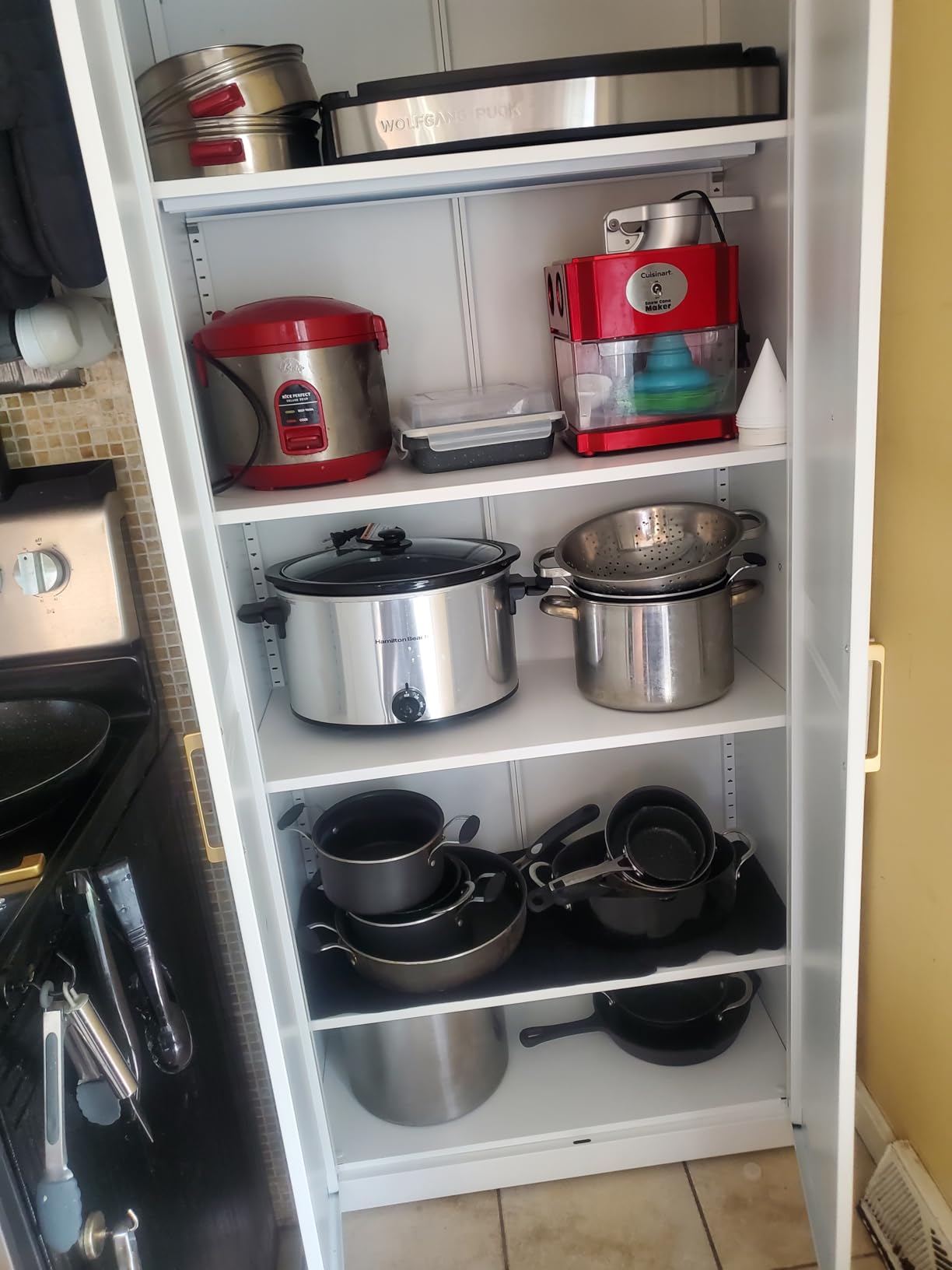 SteeLoong Kitchen Pantry Cabinet, 71