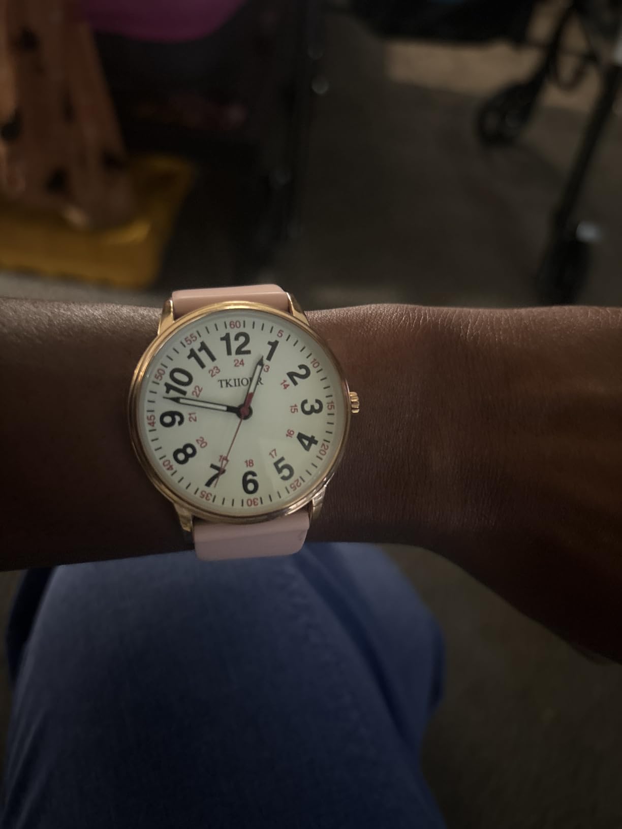 Nurse Watch for Nurse Medical Professionals Students Women Men, 50M Waterproof 12/24 Hour Military Time Luminous Easy Read Dial, Second Hand Watch for Nursing customer photo 2