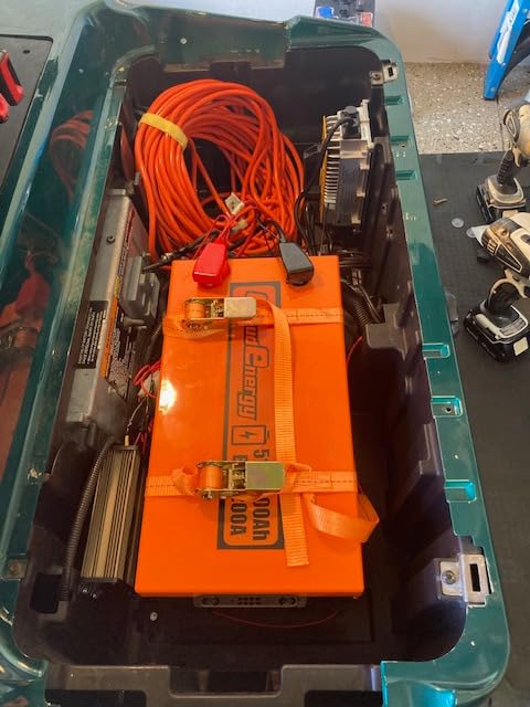 Cloudenergy 48V(51.2V) 105Ah LiFePO4 Lithium Golf Cart Battery Built-in 250A BMS,with Mobile APP,Touch Monitor and retention strap,6000+ Cycles,Perfect for Golf Carts(GFA48V-105AH With Charger) customer photo 1