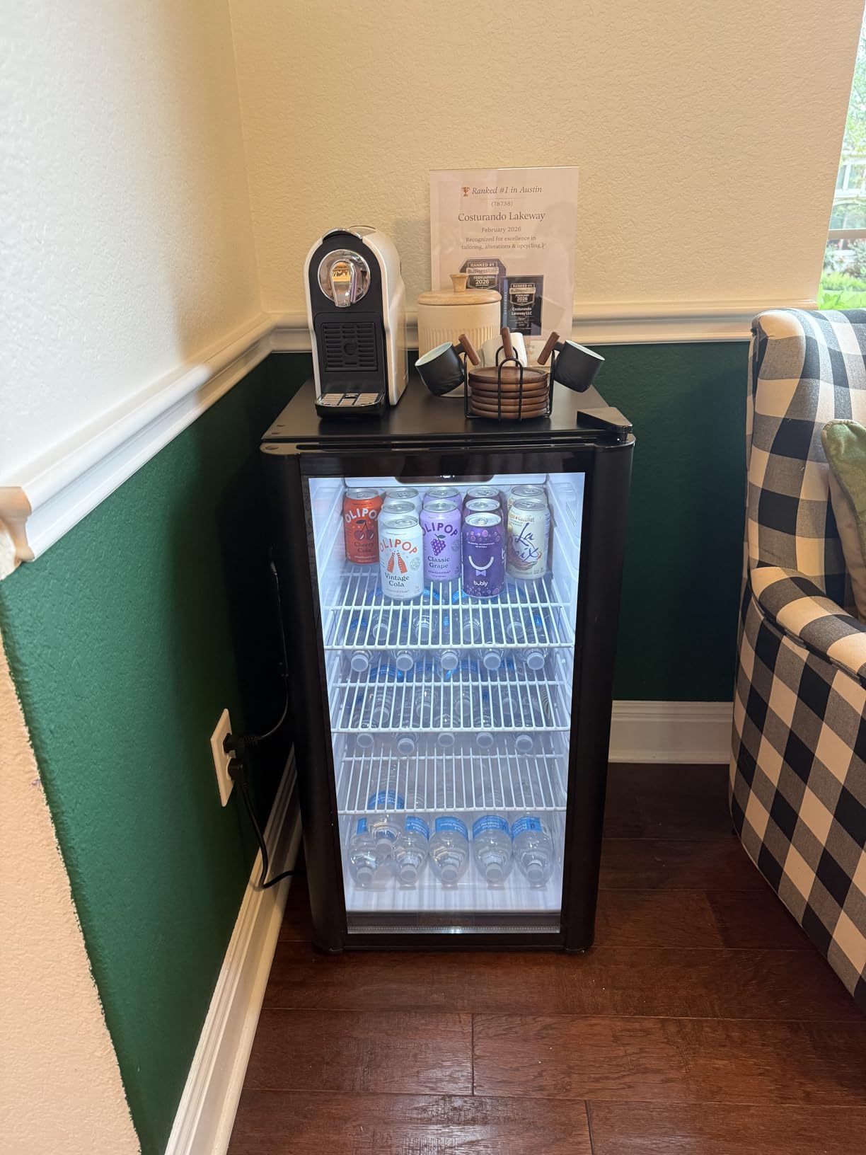 PremiumLevella Glass Door Display Refrigerator 8.5 cu ft Commercial Beverage Cooler Merchandiser customer photo 1
